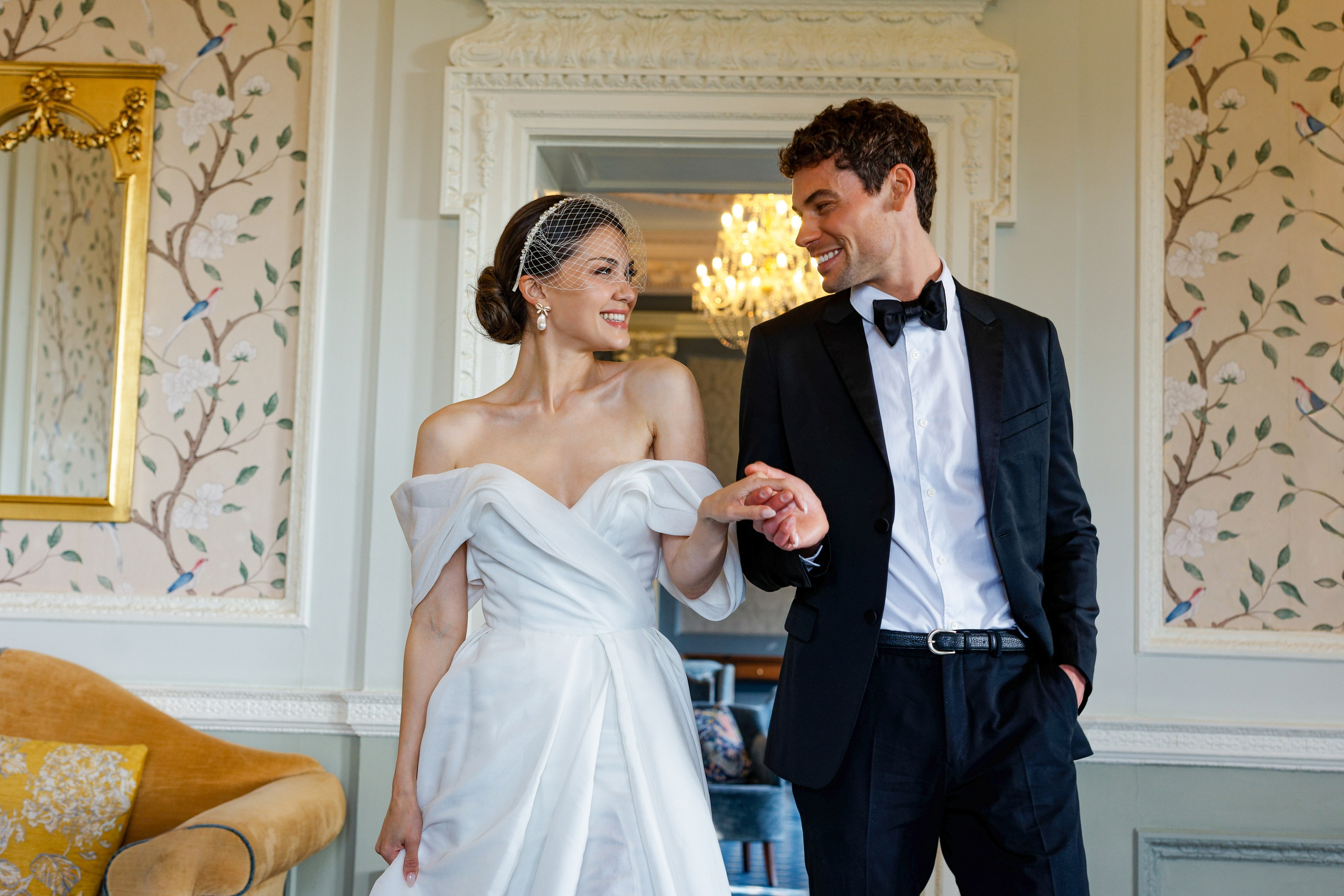 Elegante Hochzeit Abigail und Gavin. Hochzeits- und Reportagefotograf in München, Bayern, Deutschland. LORAN MEDIA