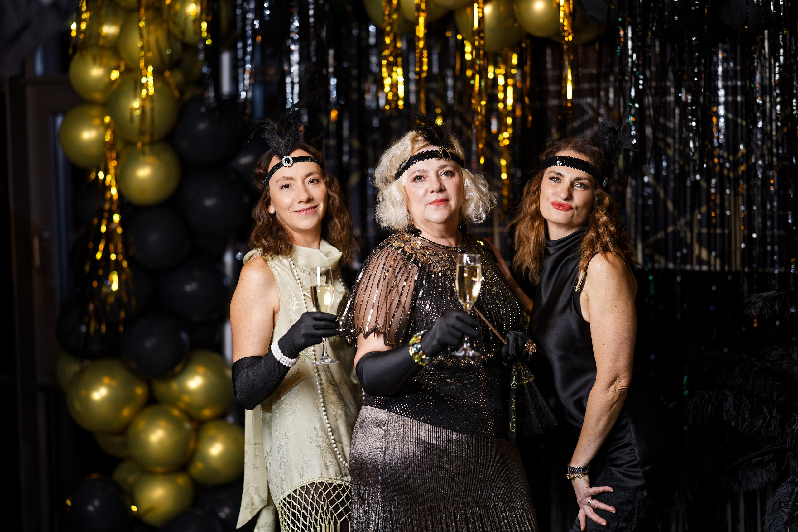Gatsby-Party. Olala. 24.10. Hochzeits- und Reportagefotograf in München, Bayern, Deutschland. LORAN MEDIA