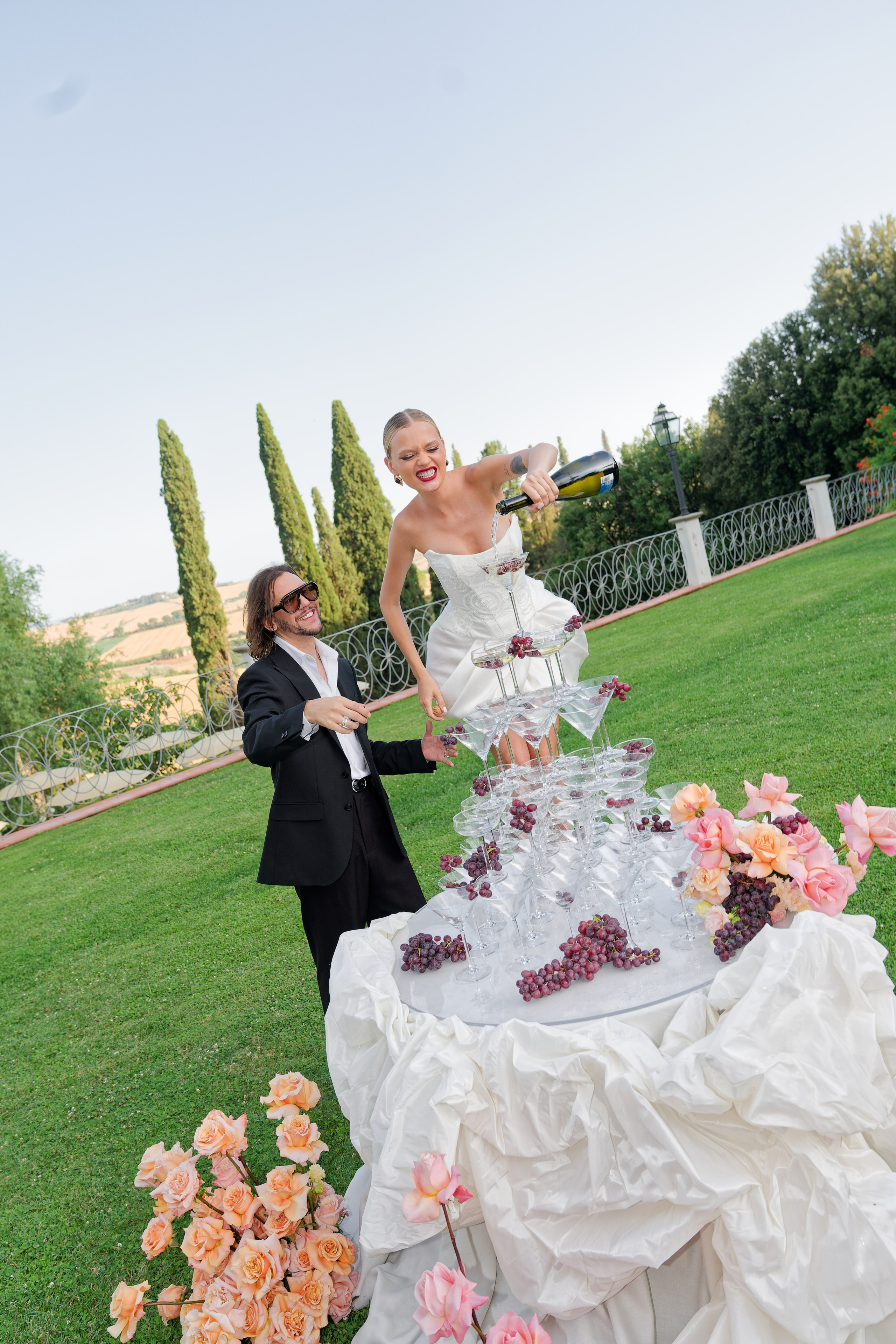 Hochzeit unter der Sonne der Toskana. Свадебный и репортажный фотограф в Мюнхене, Регенсбурге, Баварии и по всей Германии — LORAN MEDIA