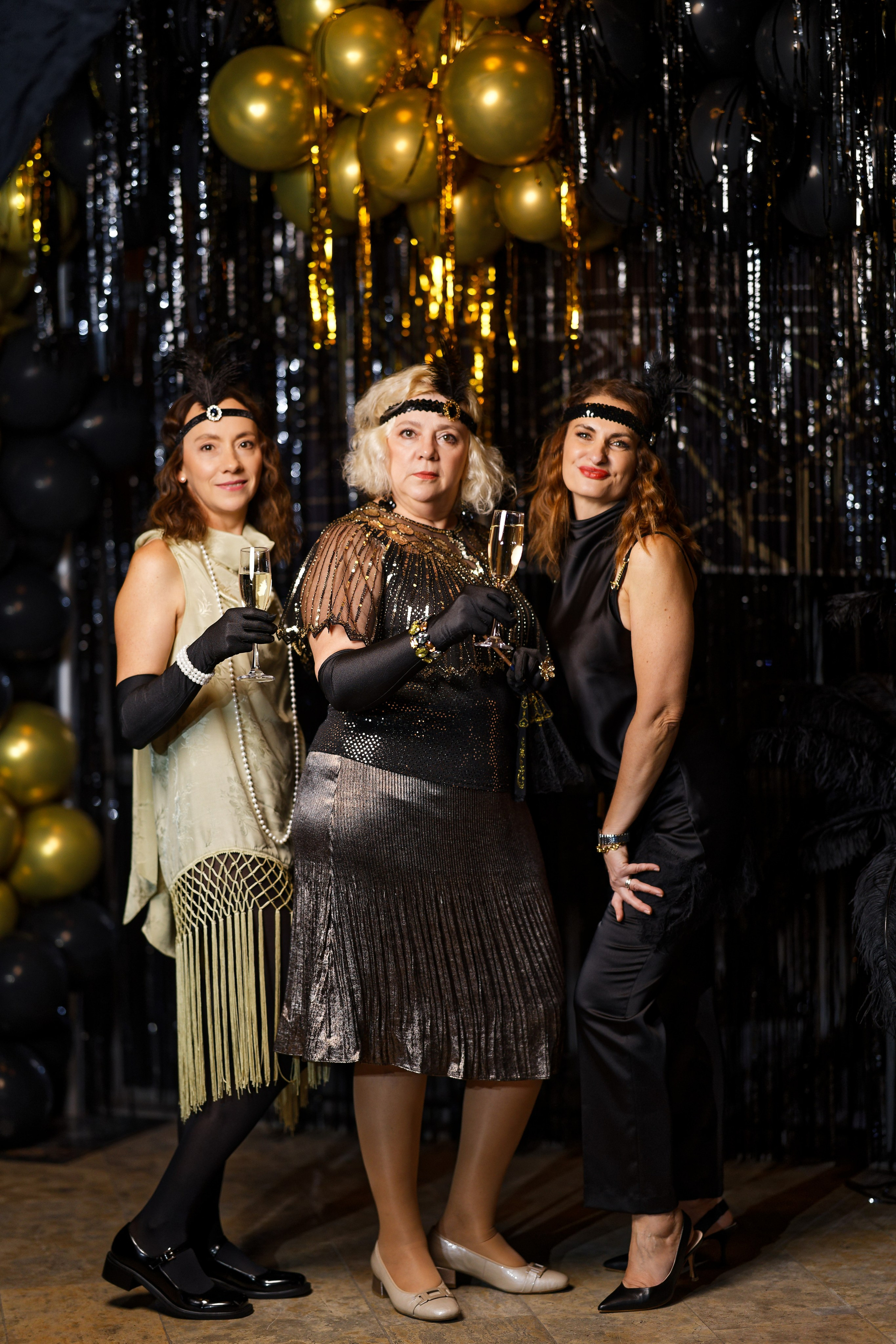 Gatsby-Party. Olala. 24.10. Hochzeits- und Reportagefotograf in München, Bayern, Deutschland. LORAN MEDIA