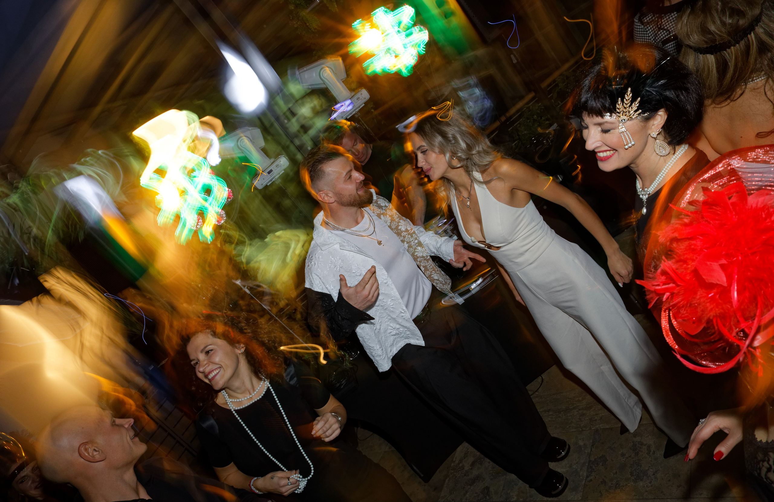 Gatsby-Party. Olala. 24.10. Hochzeits- und Reportagefotograf in München, Bayern, Deutschland. LORAN MEDIA