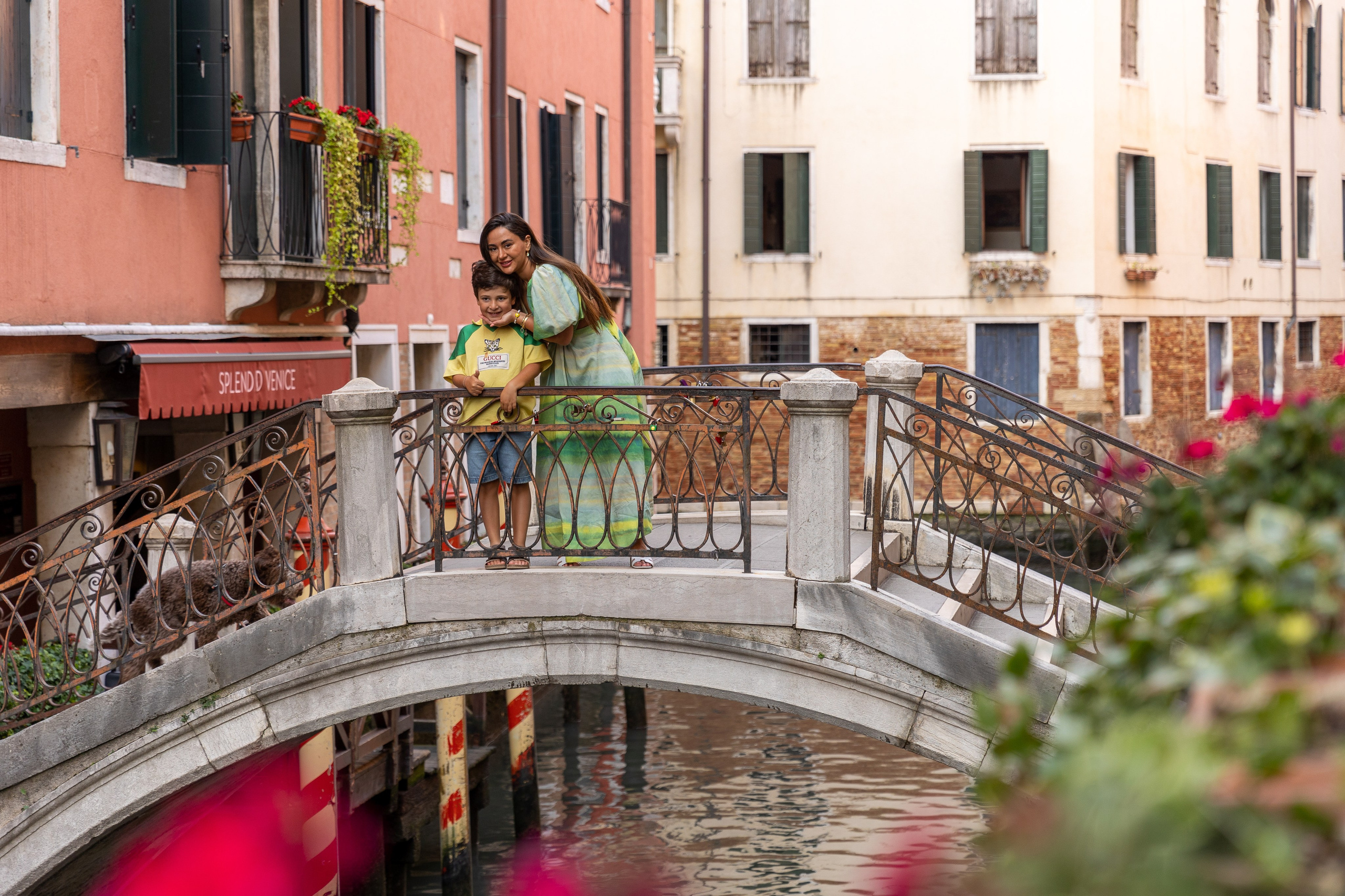 Fidan with childrens