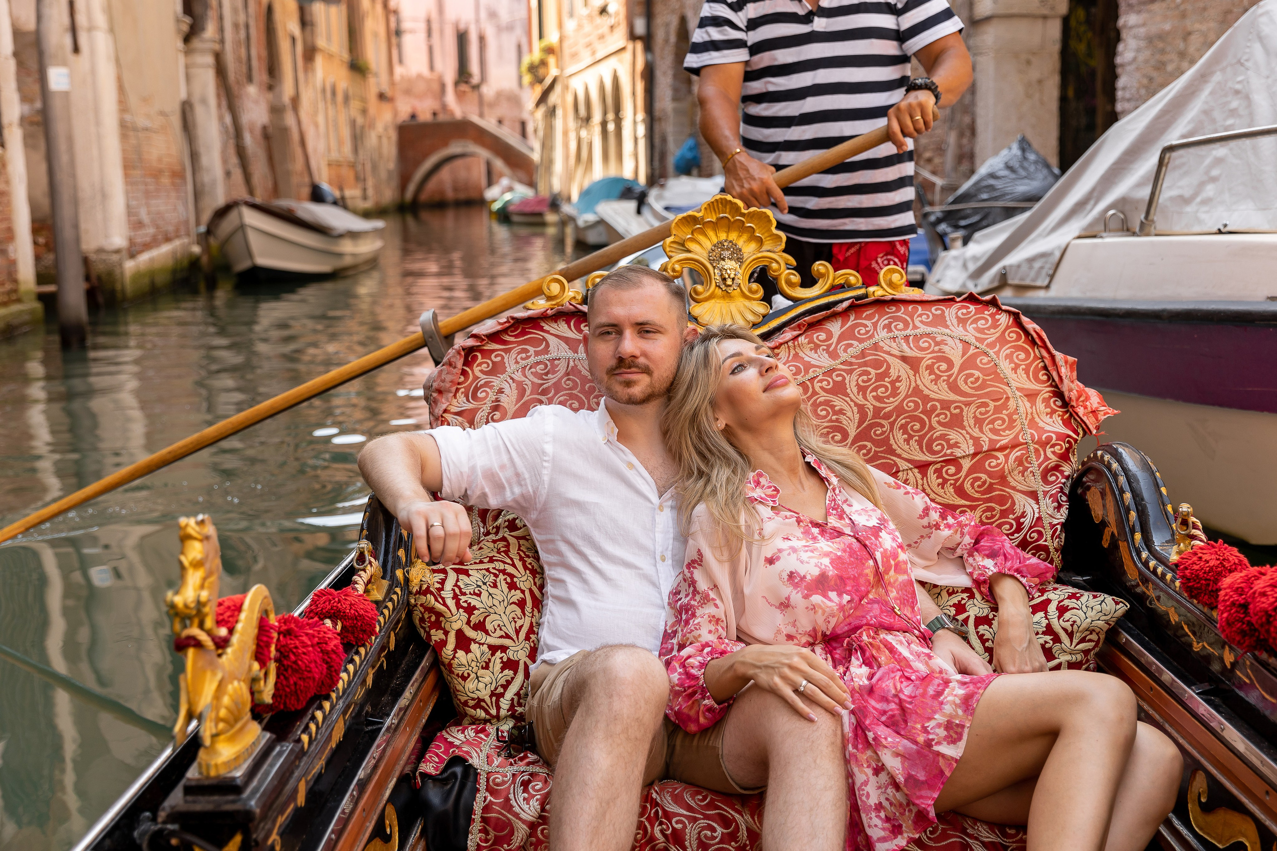 Hot summer day in Venice with Sergey and Maria