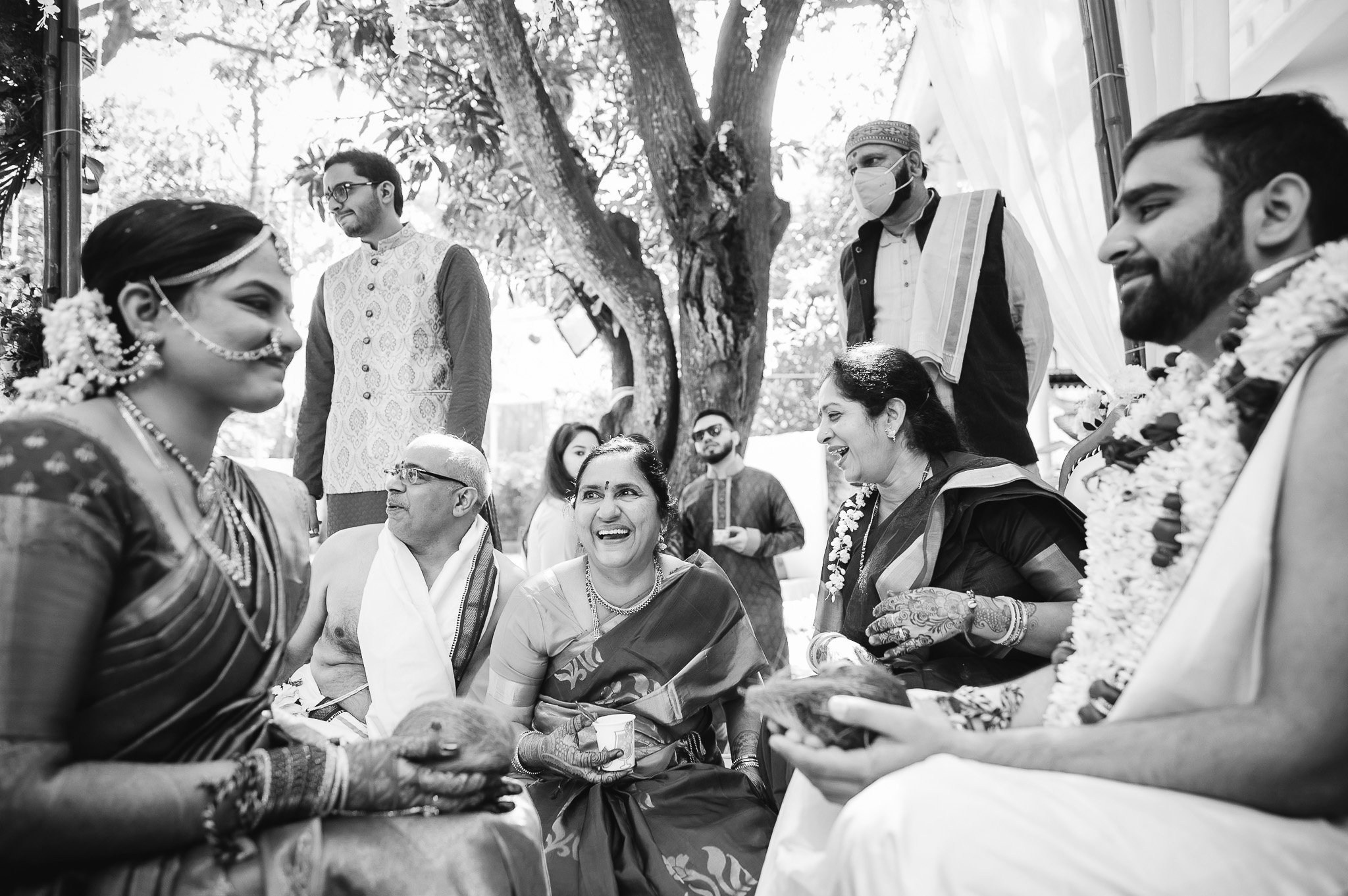 Telugu + Punjabi Fusion Wedding at Le Roma Gardenia resort, Bangalore, India