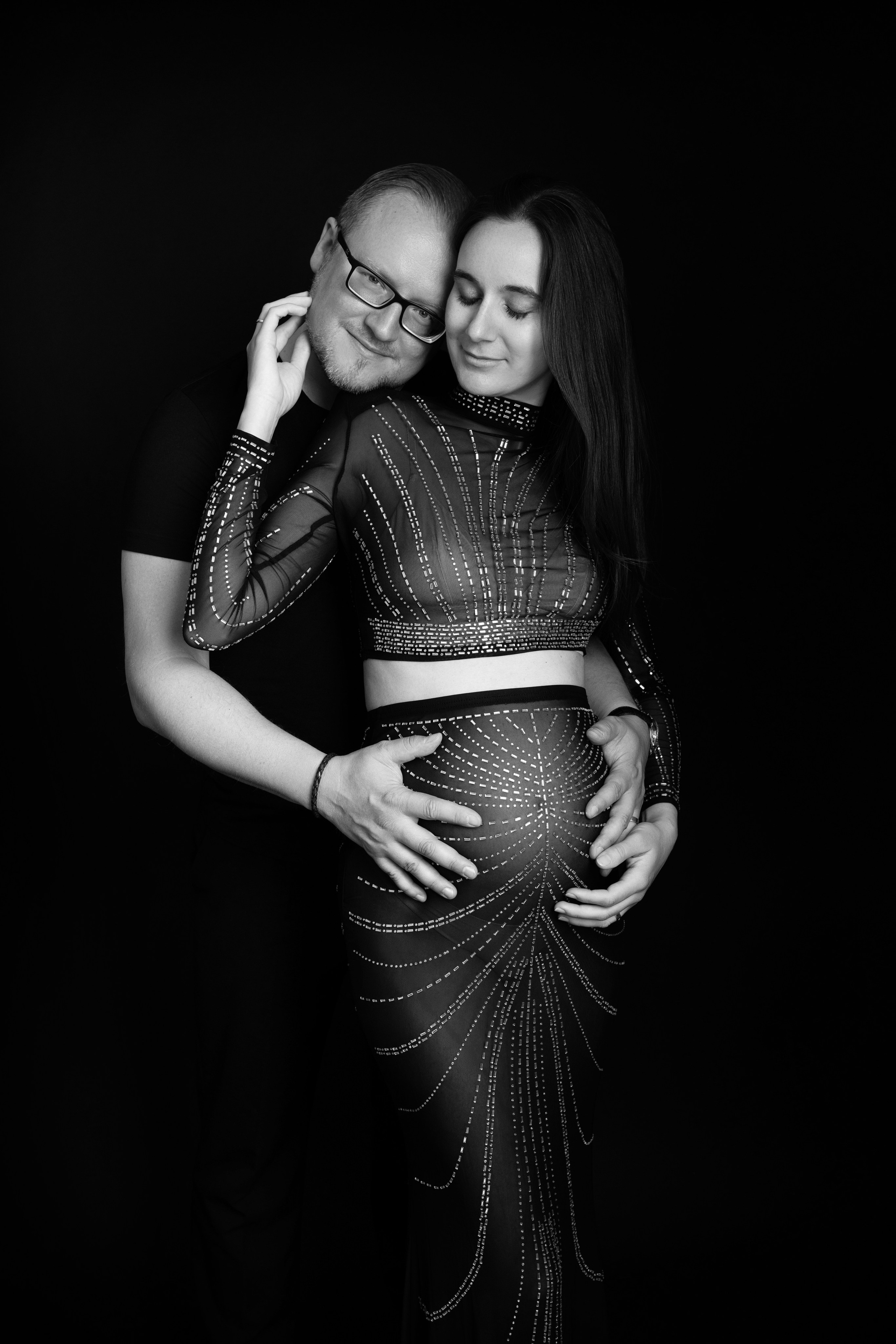 Porträt in dem Fotostudio in Augsburg. Neugeborenenfotografin und Retoucher in Augsburg Nastassia Schneider