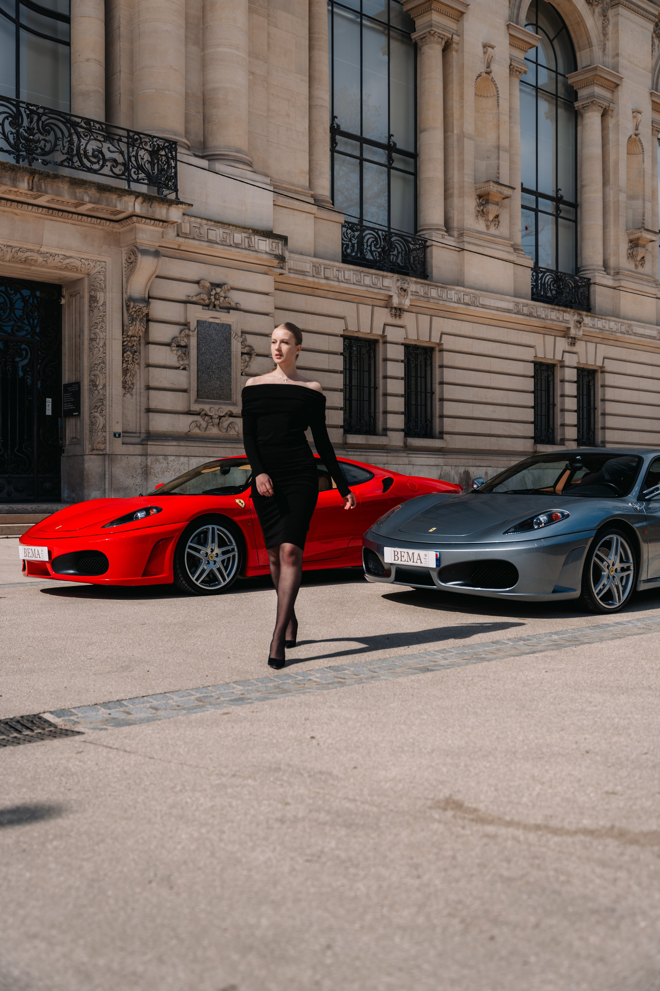 Anna x Ferrari F430. Photographe de voitures à Paris — Vitalii Motruk