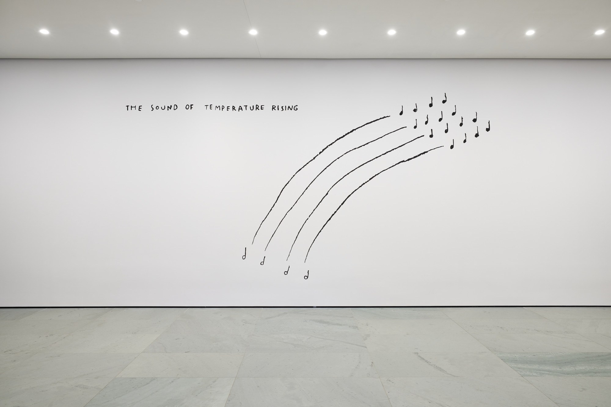 Работа Кристин Сан Ким «The Sound of Temperature Rising» (2019), графическая партитура на бумаге, созданная глухой художницей, визуализирует звук через абстрактные линии и формы, воплощая анти-дизайн и брутализм с грубой, минималистичной эстетикой, вдохновлённой американским жестовым языком (ASL) и критикой восприятия звука. Кристин Сан Ким (Christine Sun Kim, род. 1980, Калифорния, США) — американская художница корейского происхождения, родившаяся глухой, известная своими работами, исследующими звук как концепцию через визуальные и перформативные медиа. Её практика, включая работы, такие как The Sound of Temperature Rising (2019), использует графические партитуры, рисунки и инсталляции для перевода звуковых опытов в визуальную форму, часто через призму американского жестового языка (ASL). В её выступлении на TED (2015) она объясняет, как искусство помогло ей переосмыслить звук как нечто, что можно «чувствовать, видеть и выражать», а не только слышать. Её работы, выставленные в MoMA, Whitney Museum и на Венецианской биеннале, соответствуют анти-дизайну и брутализму благодаря минималистичным, «сырым» визуальным формам и критике культурных норм восприятия звука. Это также перекликается с Transaction Art, так как зритель «платит» вниманием, интерпретируя визуализированный звук, а материалы (линии, жесты) «отдают» личный и культурный опыт художницы 