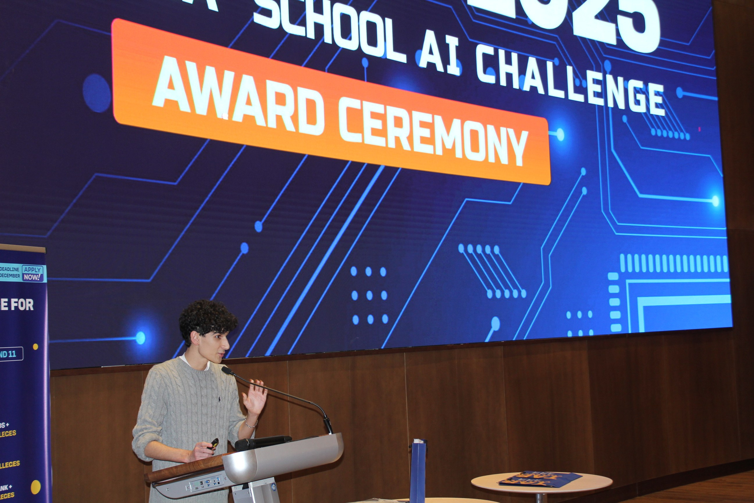 The Award Ceremony for the AI Olympiad — School Level (2024). IIMACS — The International Institute of Mathematics, AI & Computer Science