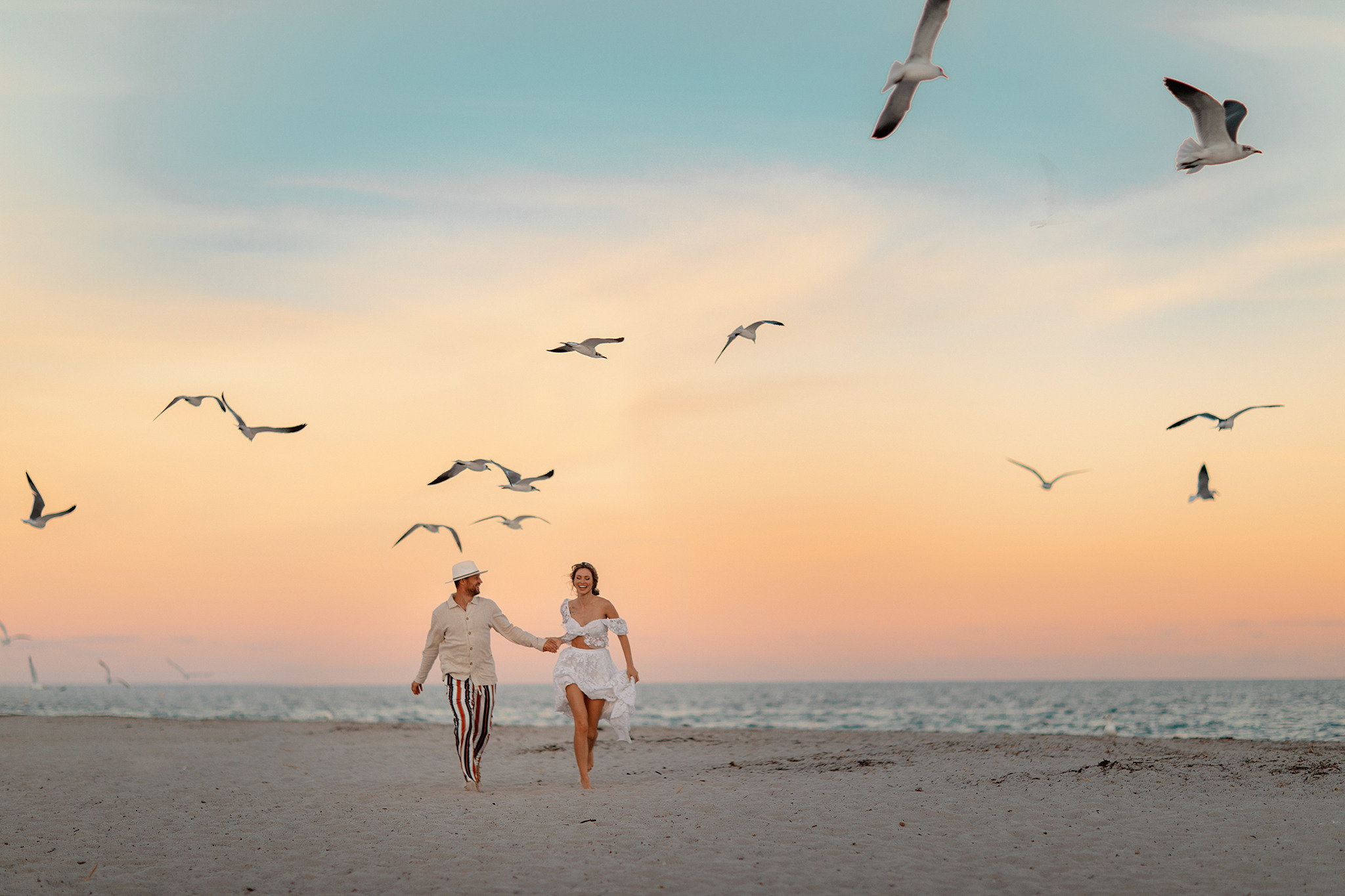 Lighthouse Elopement. Family and Event photographer in Homestead and Miami areas of Florida