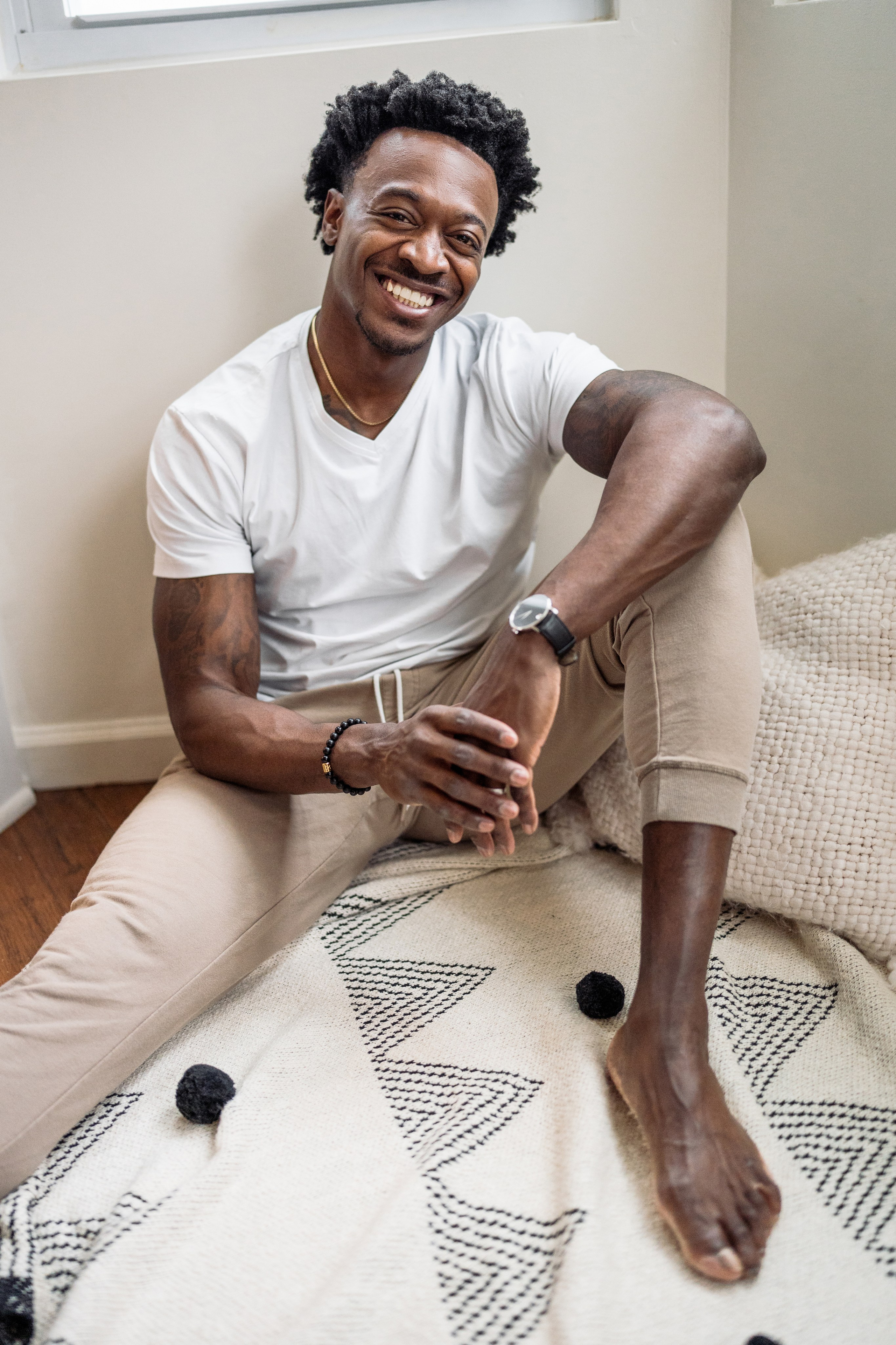 Stephanie, Lamar and kids at home. Wedding and family photographer and videographer PA, NJ, NY, DE, MD