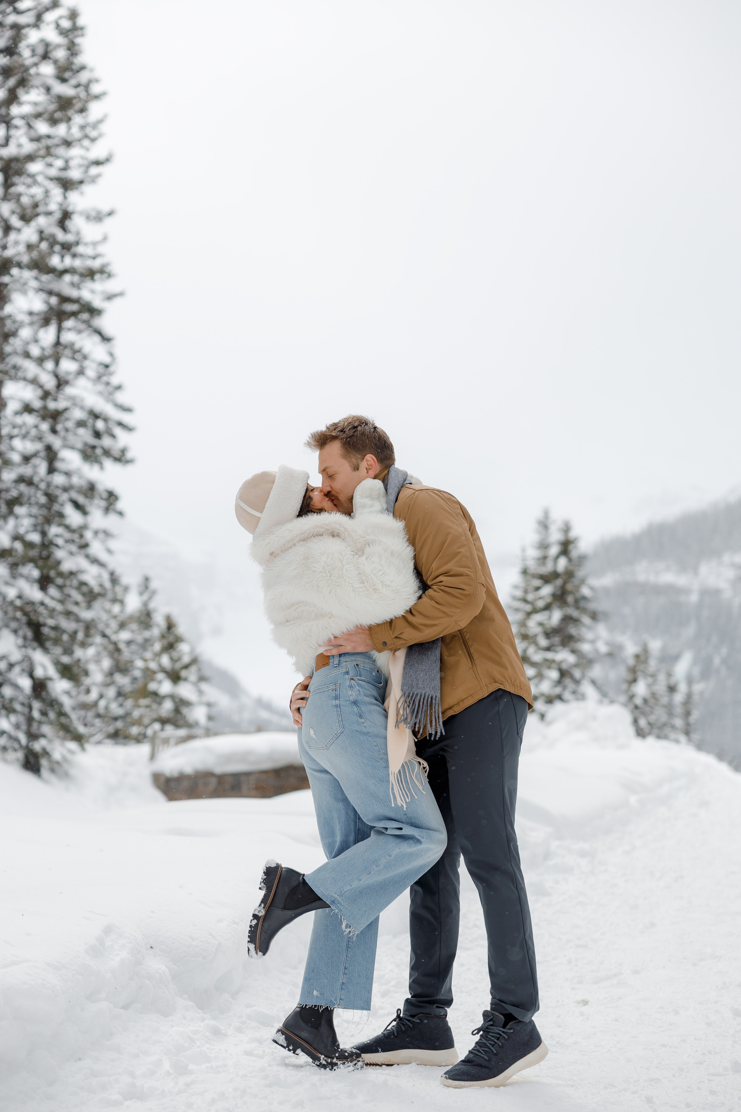 Lake Louise engagement session. Home