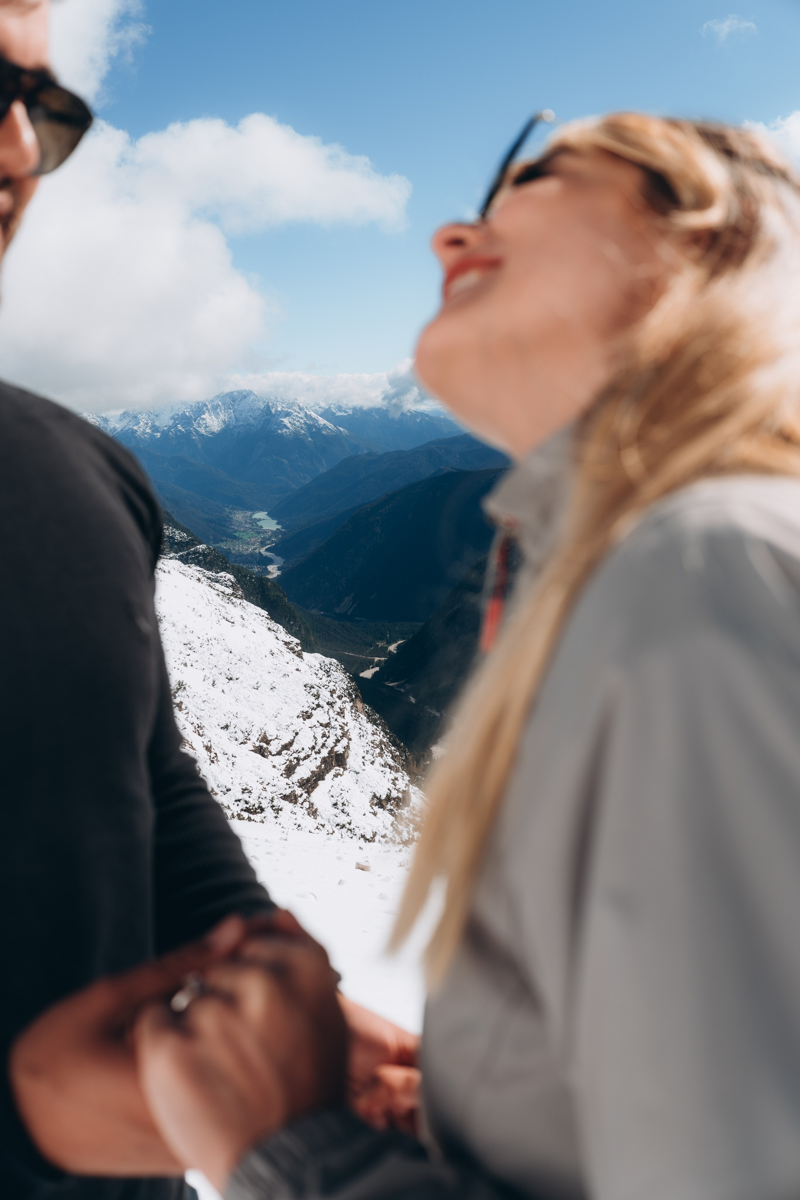 Tre Cime di Lavaredo couple photographer
