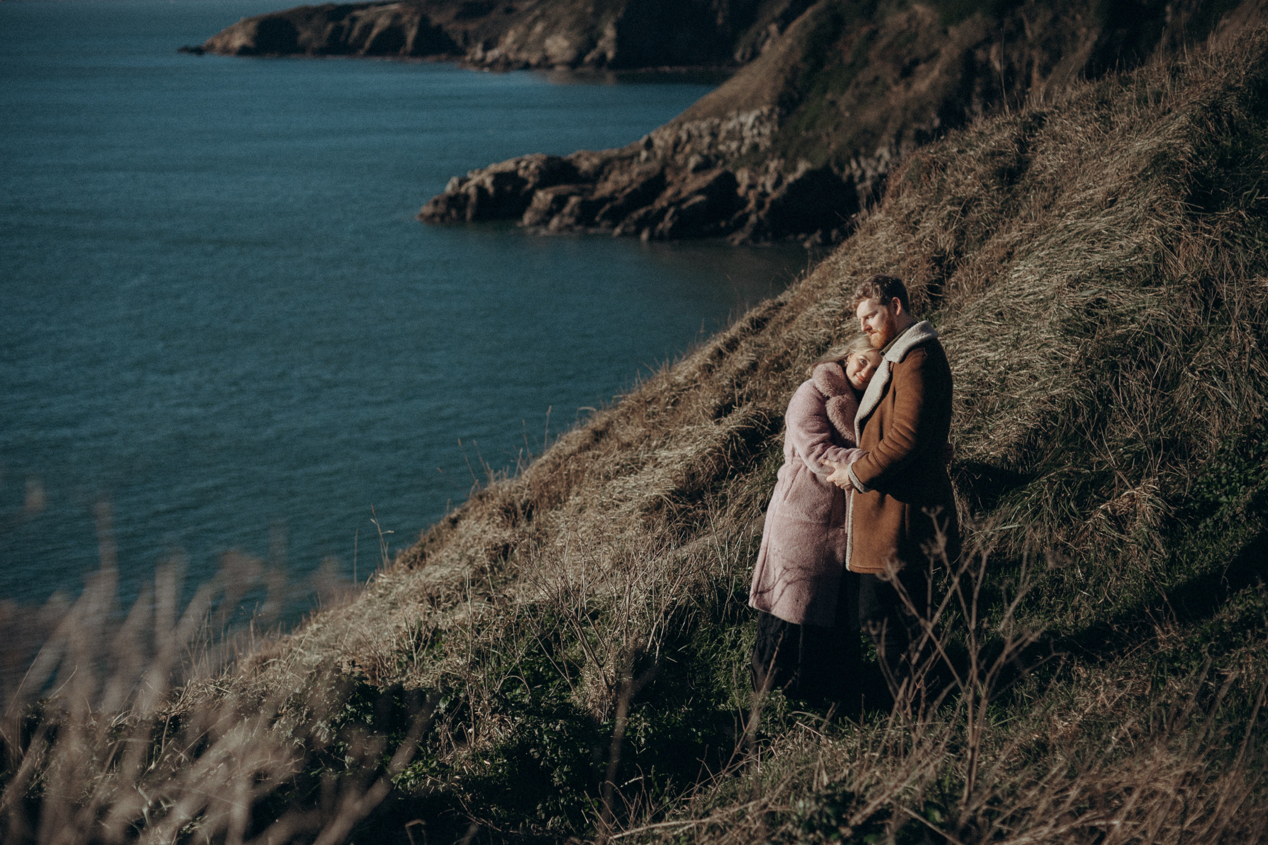Howth cliff photoshoot. Wedding & Family photographer in County Donegal and Dublin, Ireland