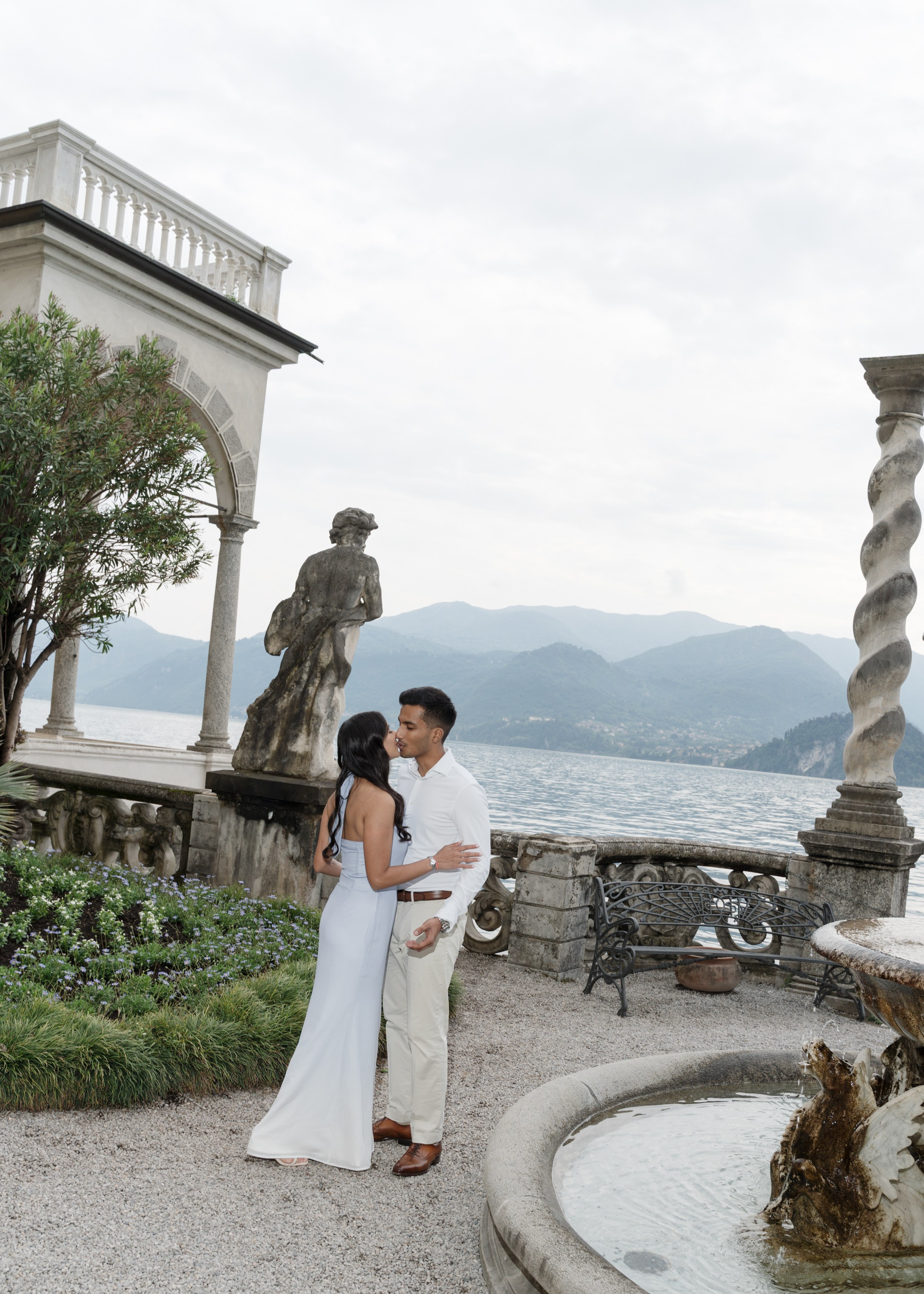 Villa Monastero Secret Proposal. Proposal Photographer in Lake Como