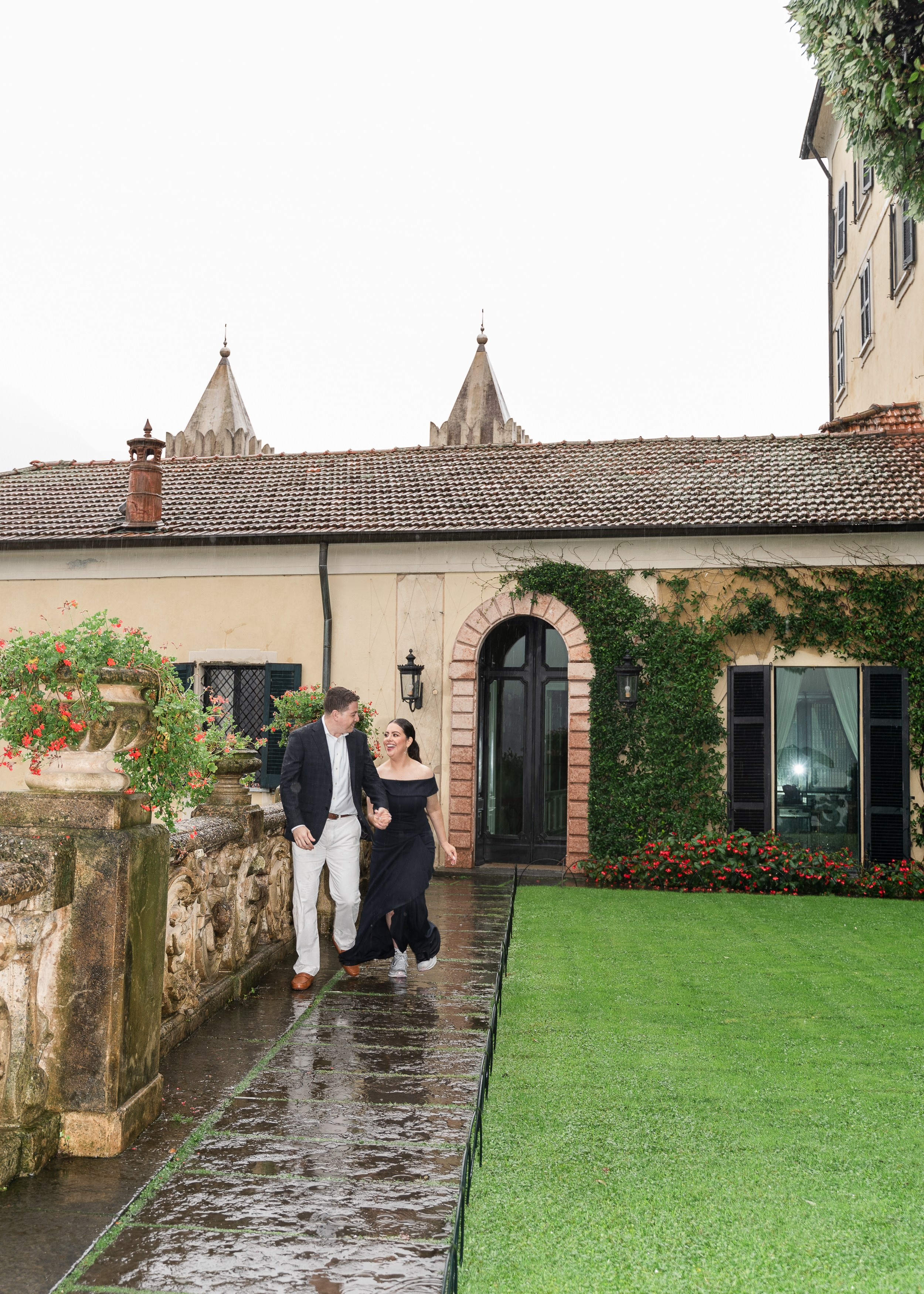 Villa Balbianello Engagement Photoshoot. Proposal Photographer in Lake Como