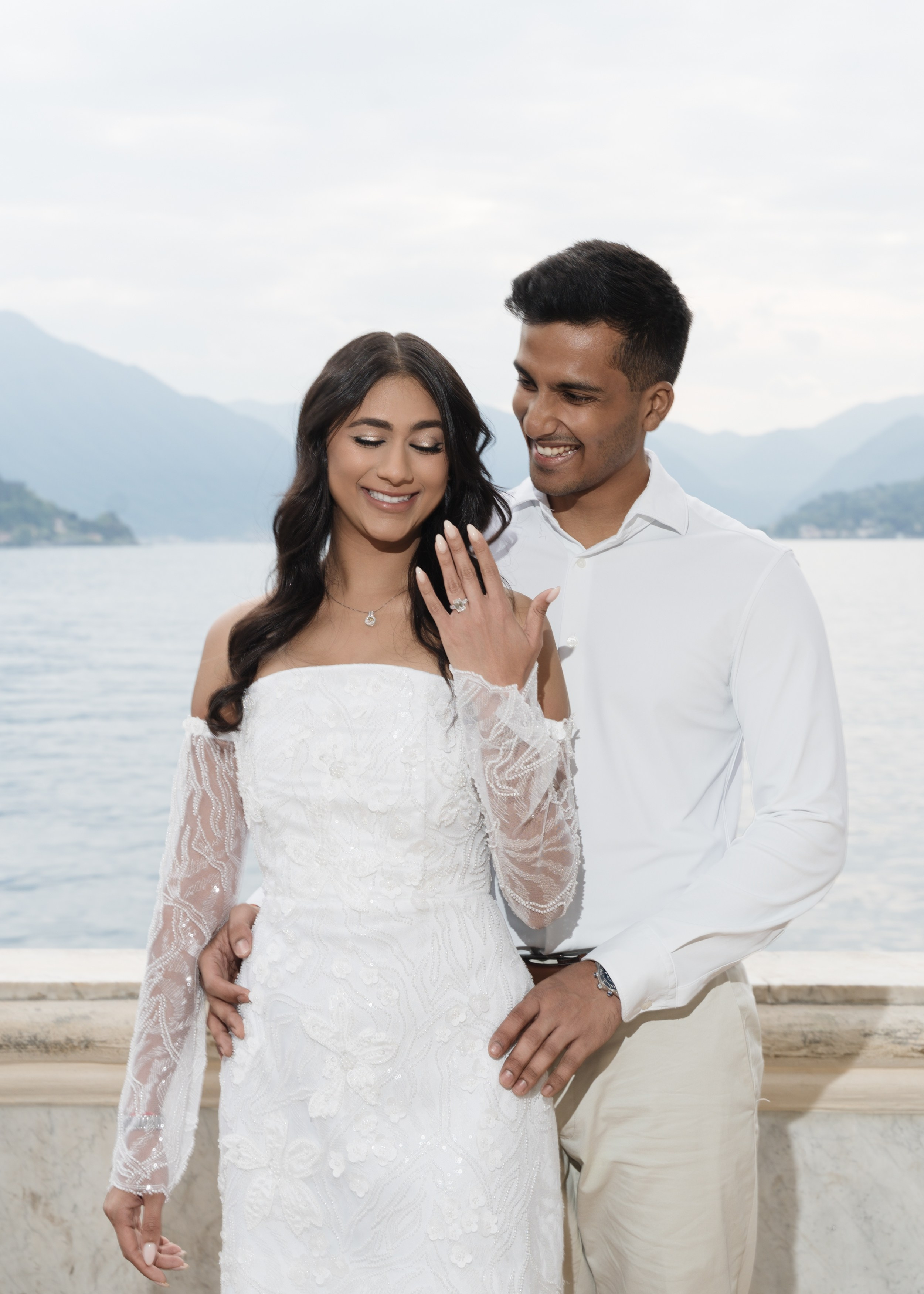 Villa Monastero Secret Proposal. Proposal Photographer in Lake Como