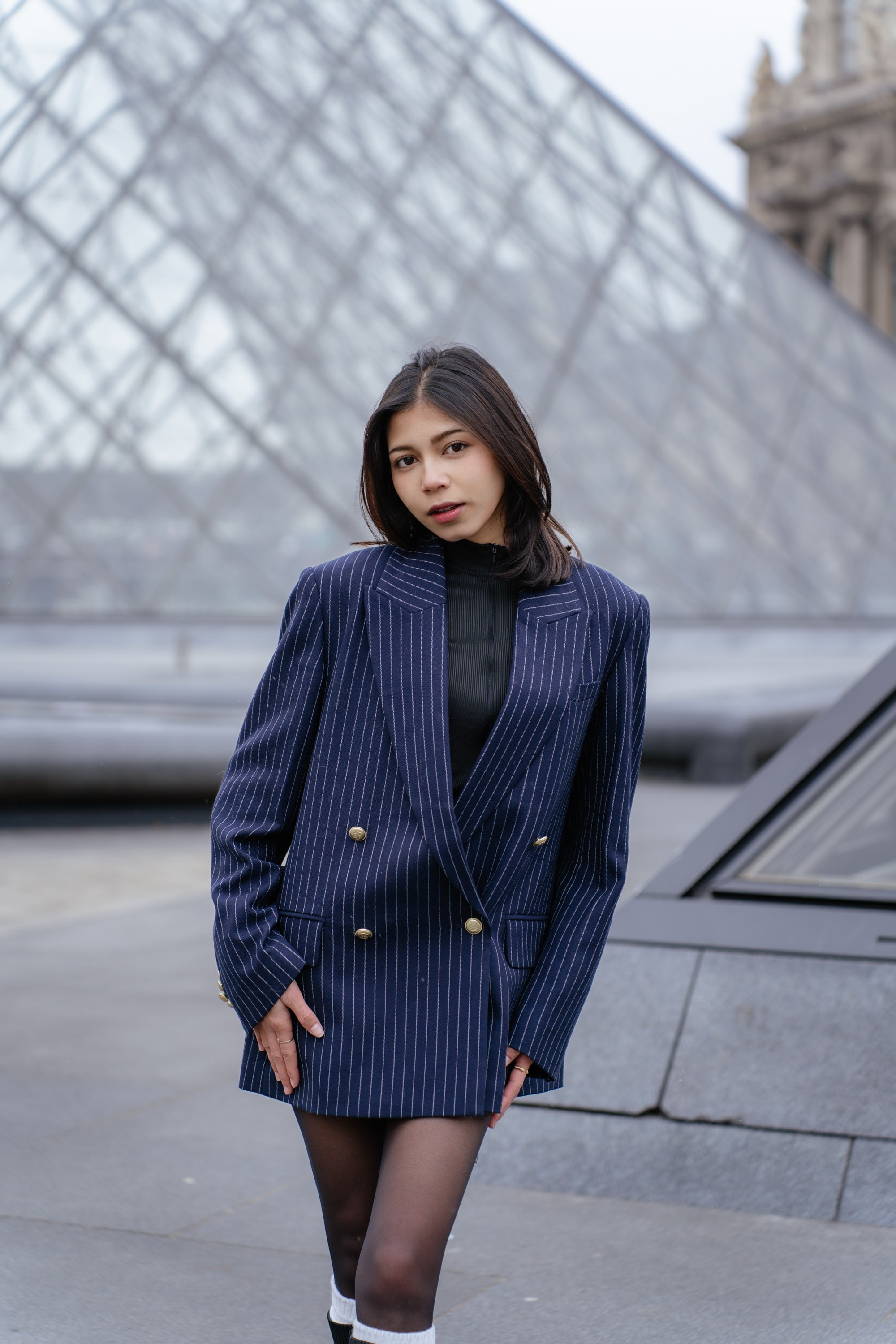 Solo Portrait Session: Louvre & Eiffel Tower. Paris Photographer & Videographer