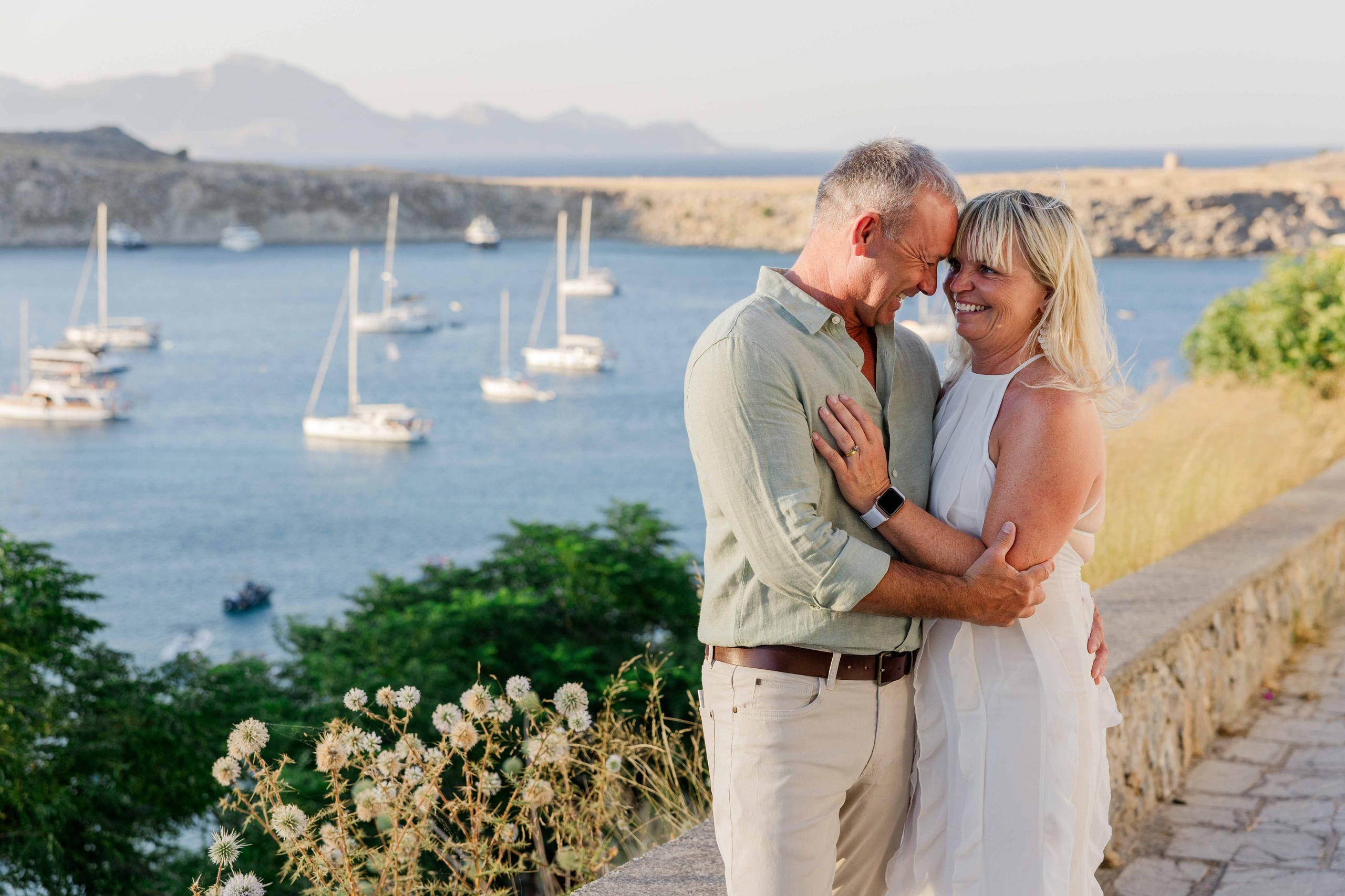 A walk to Lindos with Rob & Louise!. Photography in Rhodes