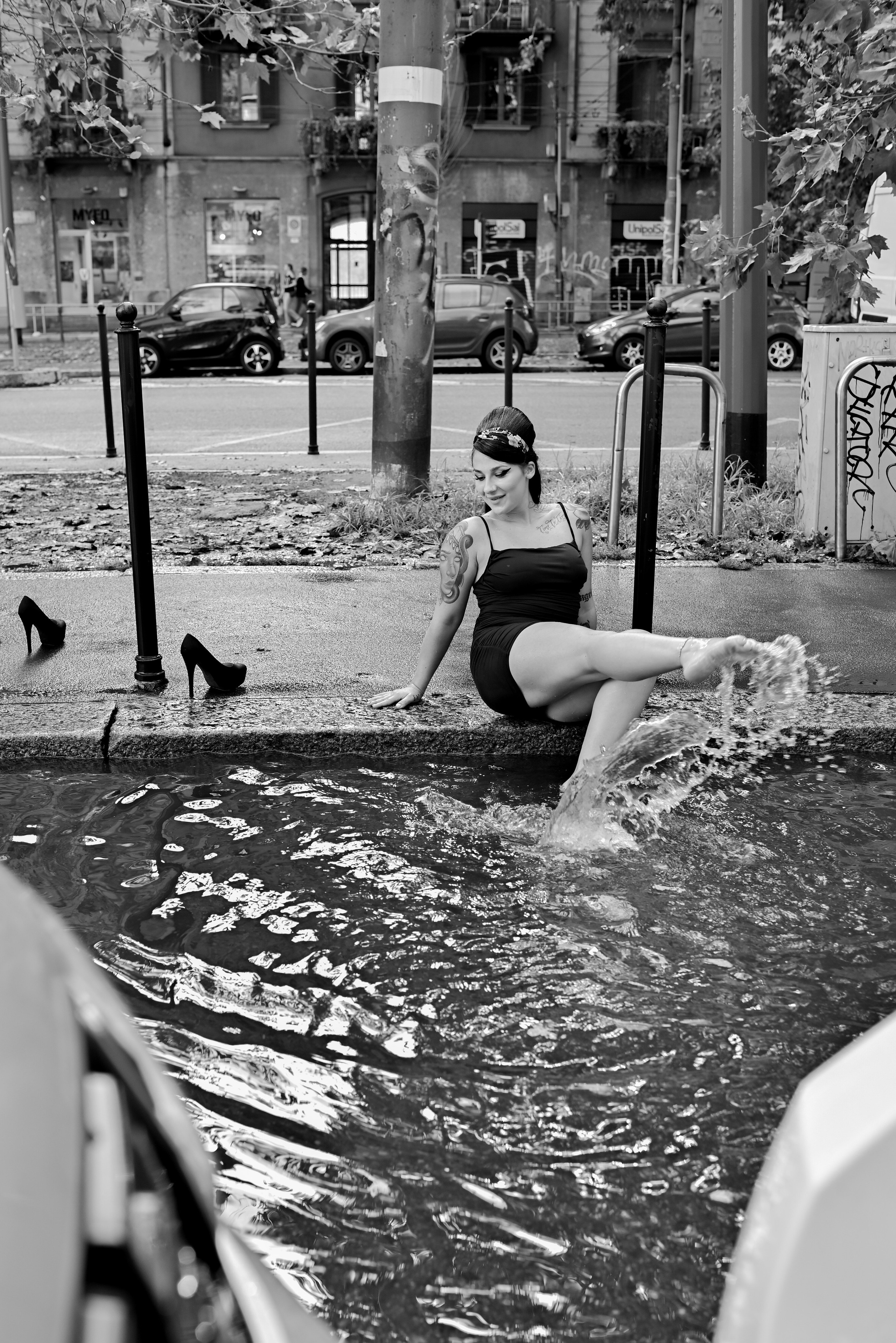 Scatti per far andare l’acqua di traverso all’ex