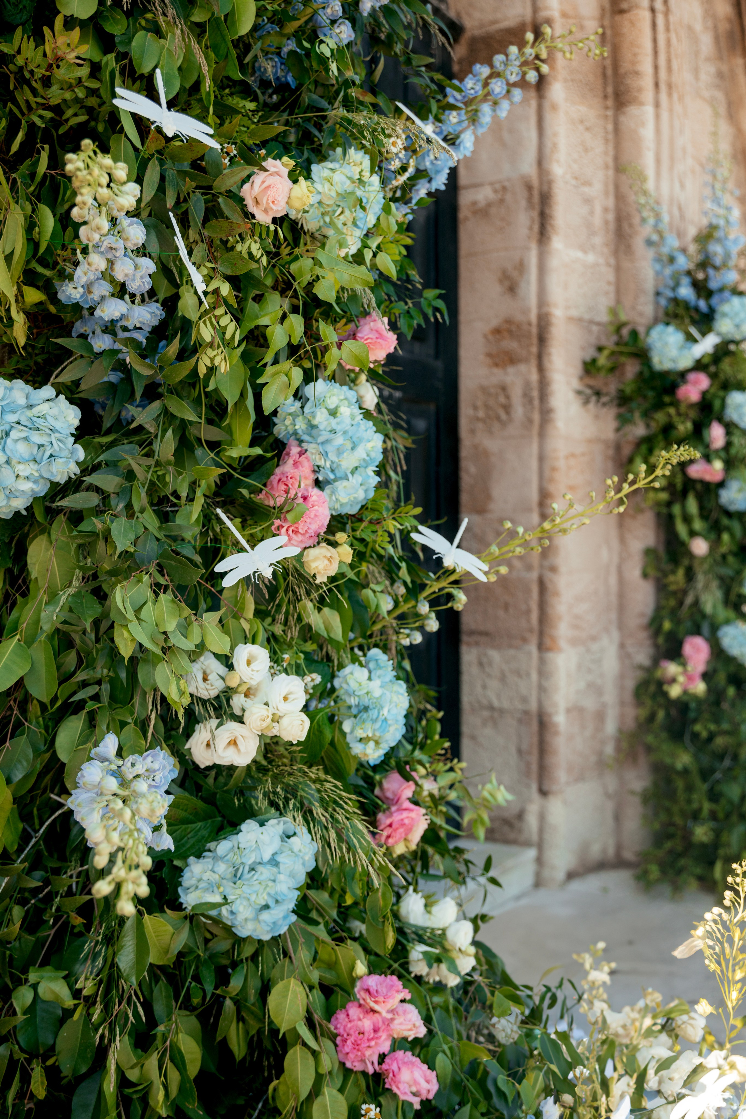 Church wedding decoration. Rhodes Greece