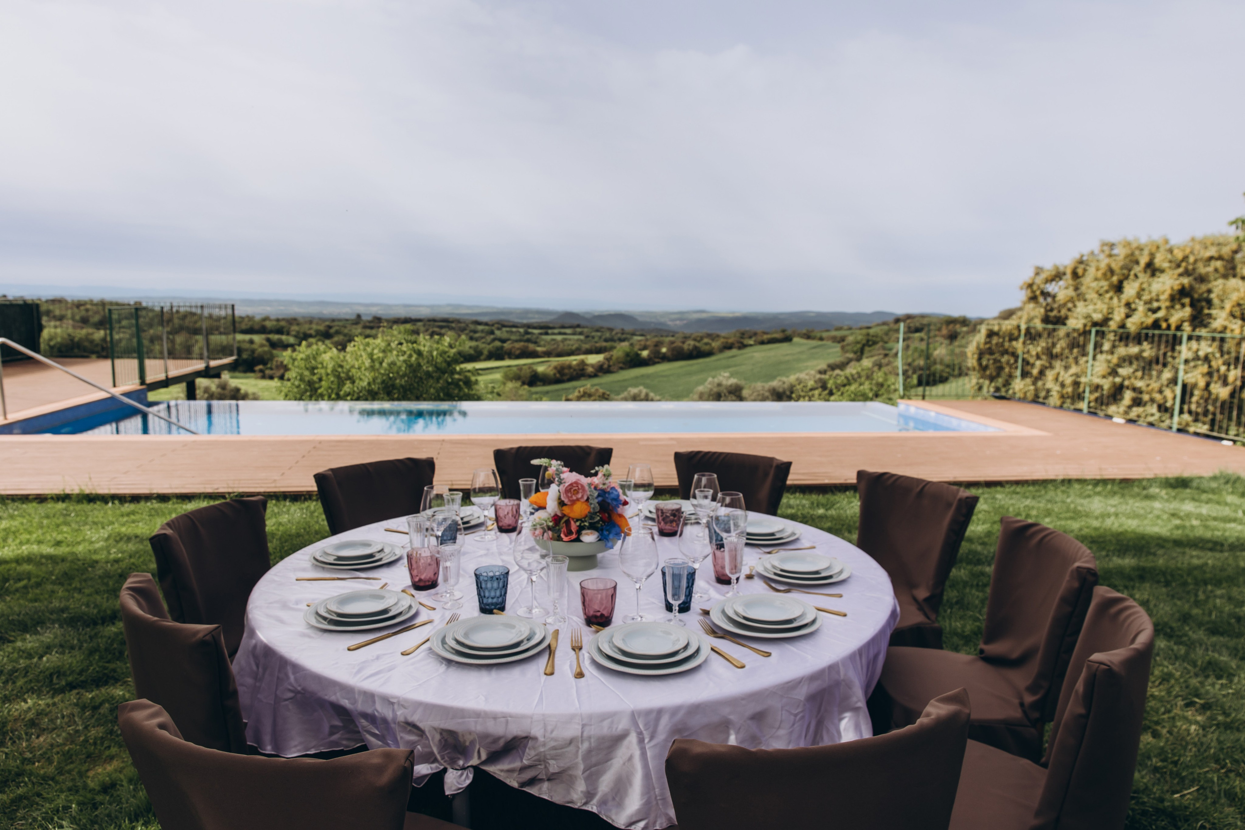 legant bride in Barcelona overlooking the Mediterranean – wedding videographer Italy and France.