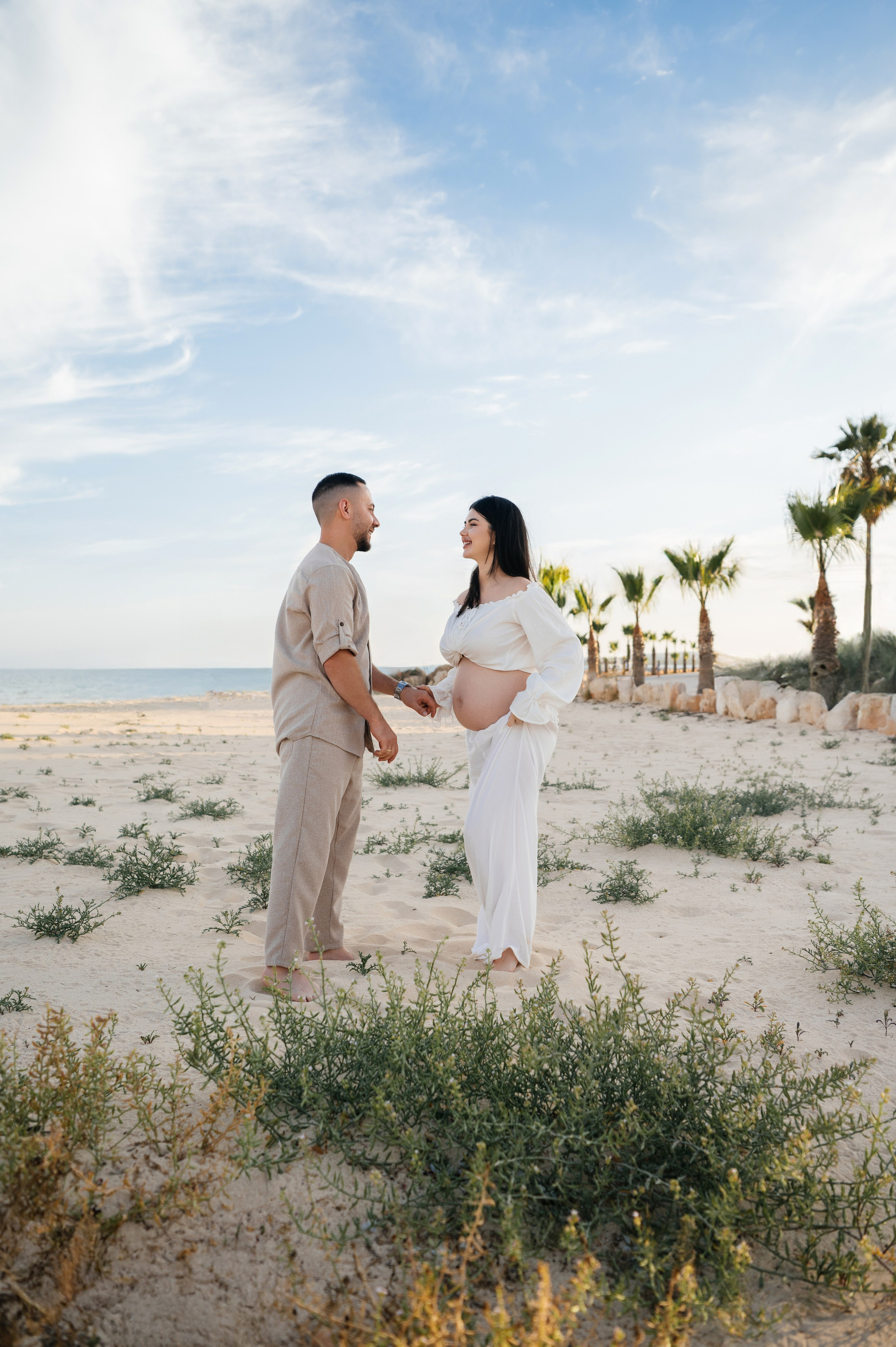 На пляже. Фотограф на Кипре