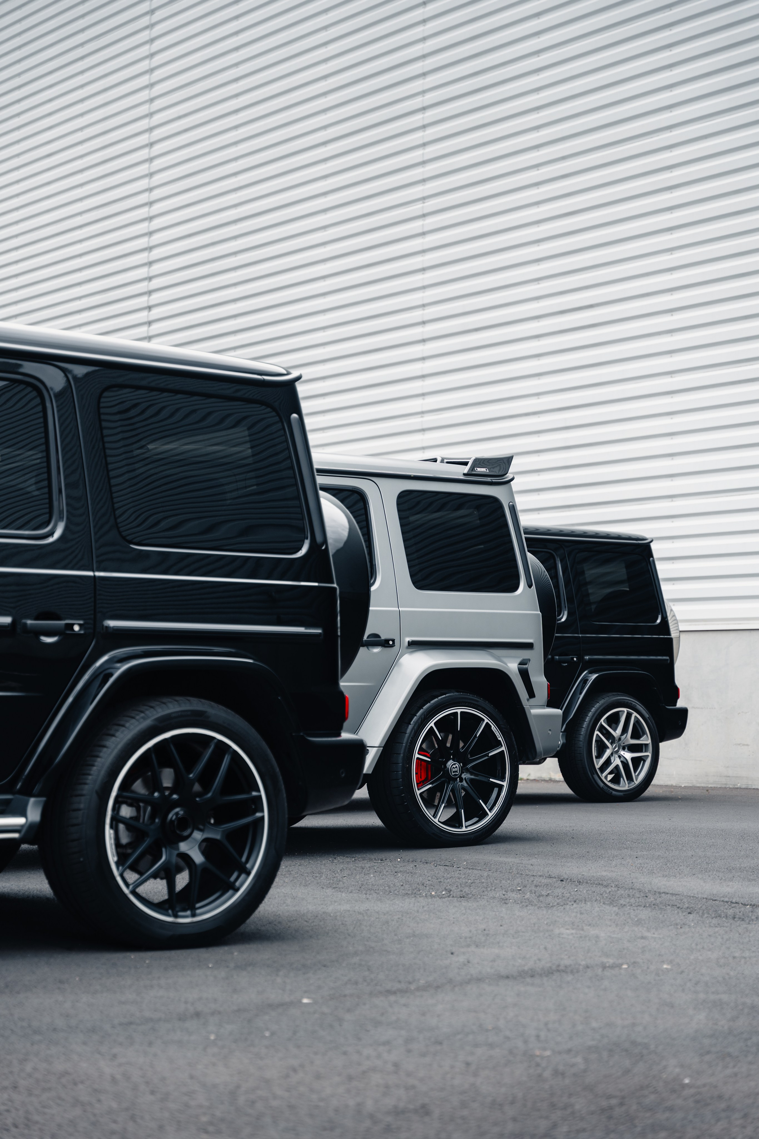 Mercedes G63×3. Photographe de voitures à Paris — Vitalii Motruk