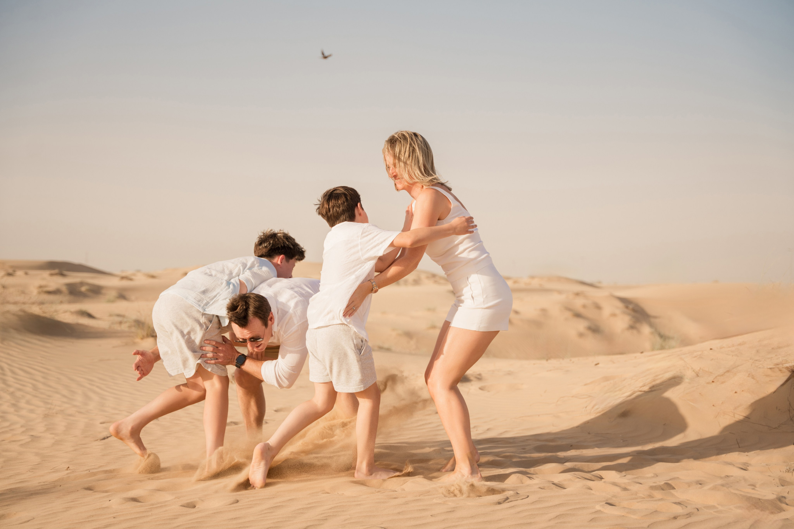 Desert run and fun!. Angela Iakovleva — Family Photographer in Dubai