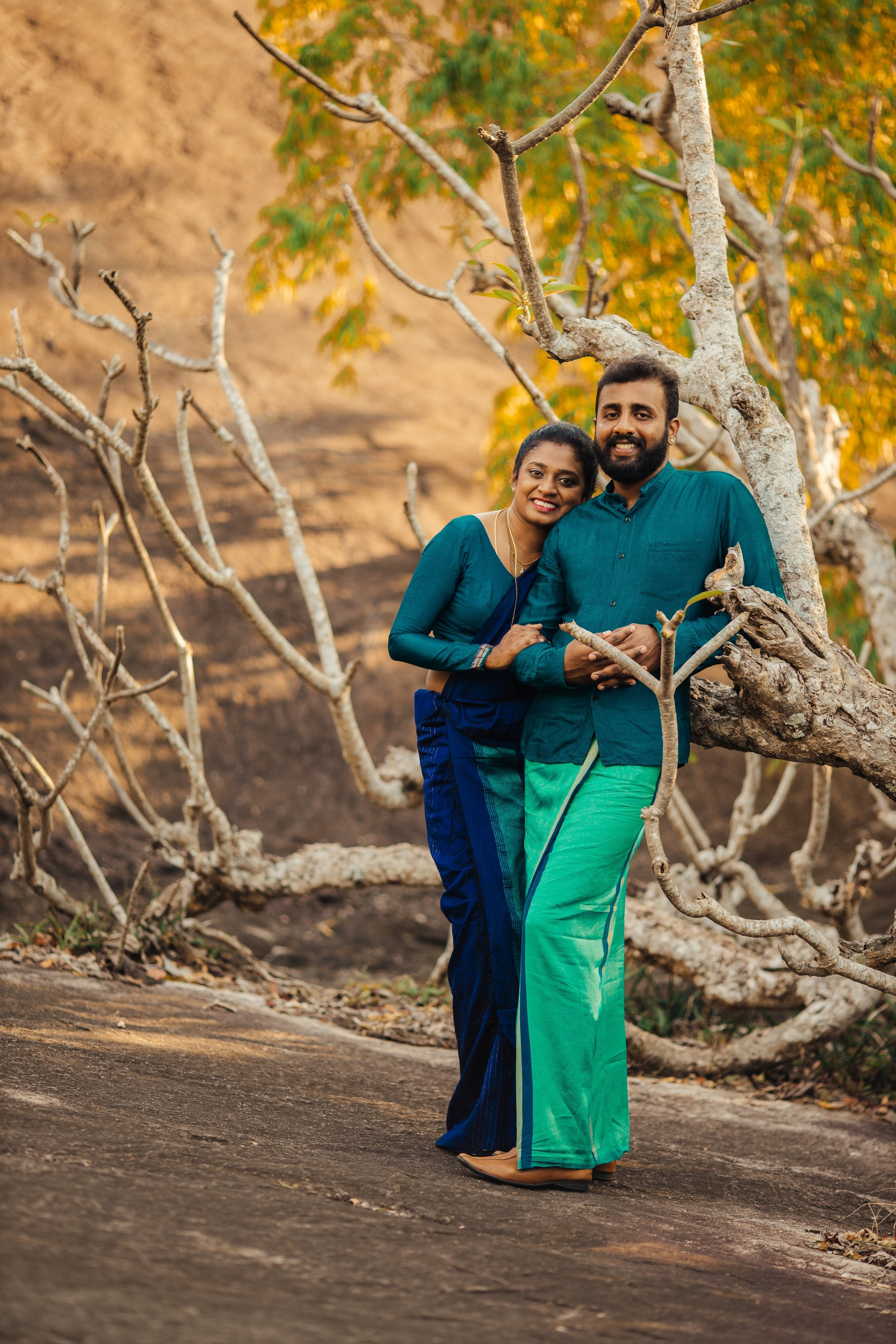 A romantic post wedding couple shoot at Kurunegala