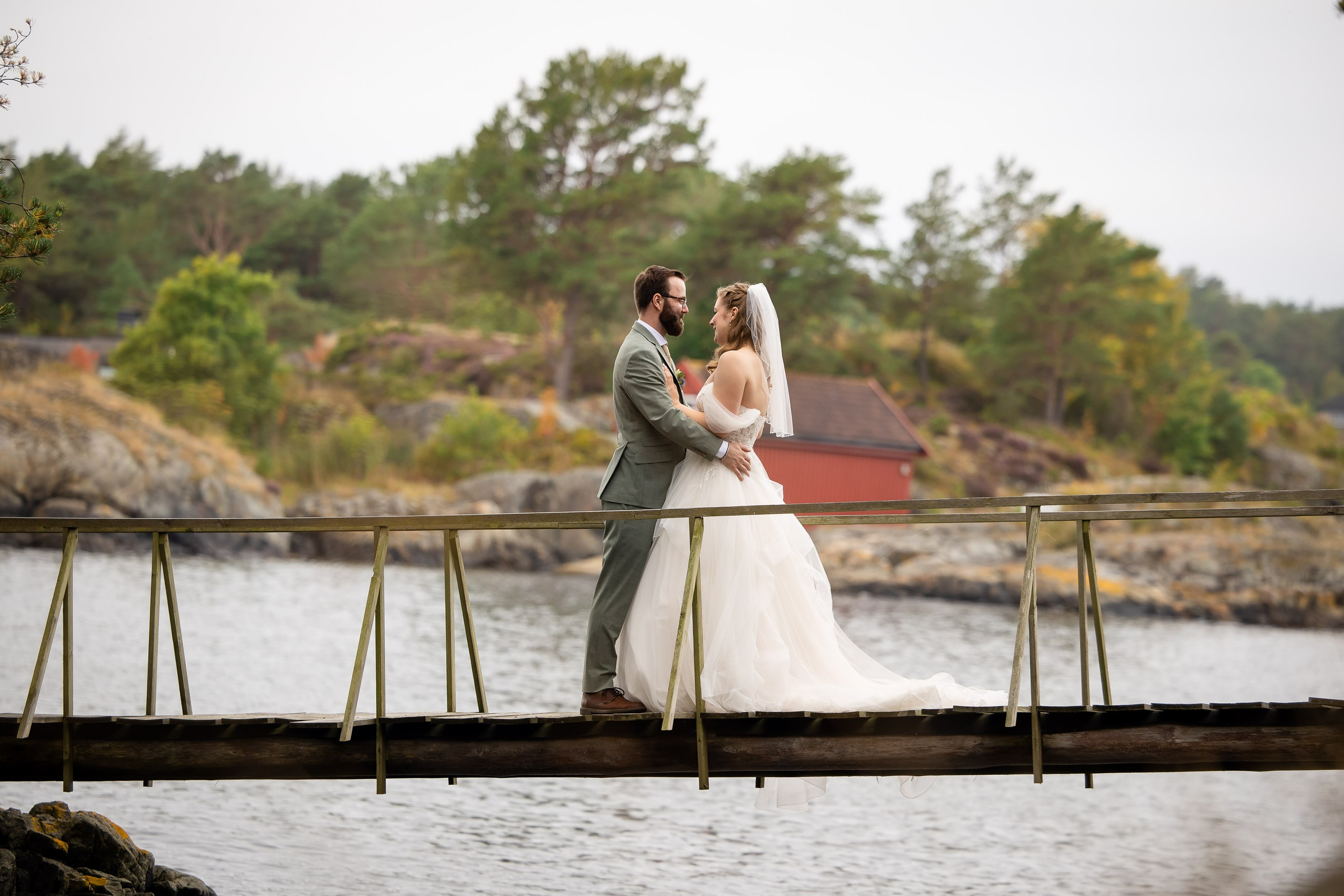 Bryllupsfotografering på Tromøya i Arendal. Bryllupsfotograf i Oslo og Rogaland — Meisal Media