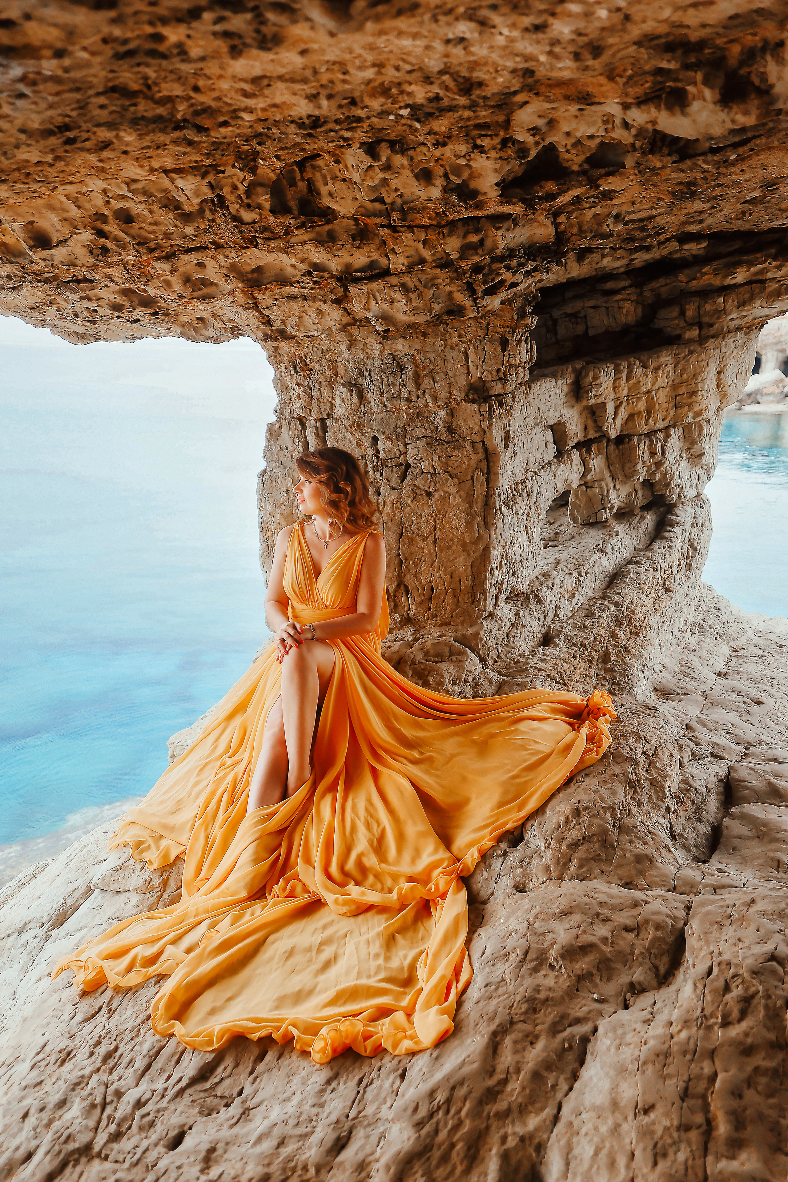Фотосессия на Кипре в летящем платье. Март, 2023. Kipriotka. Ваш фотограф на Кипре (Айя-Напа, Протарас)