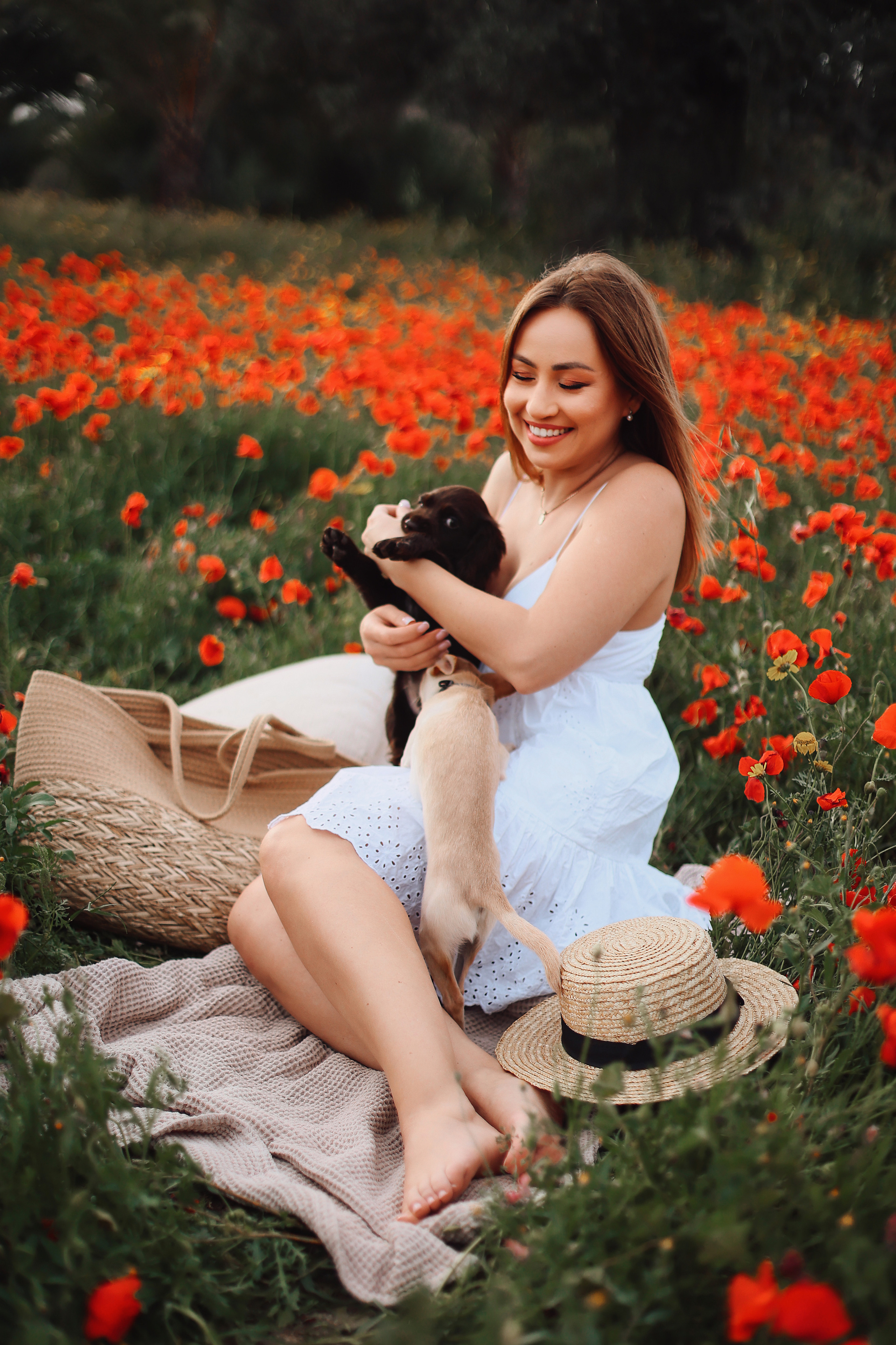 Фотосессия в маках. Апрель, 2023,. Kipriotka. Ваш фотограф на Кипре (Айя-Напа, Протарас)