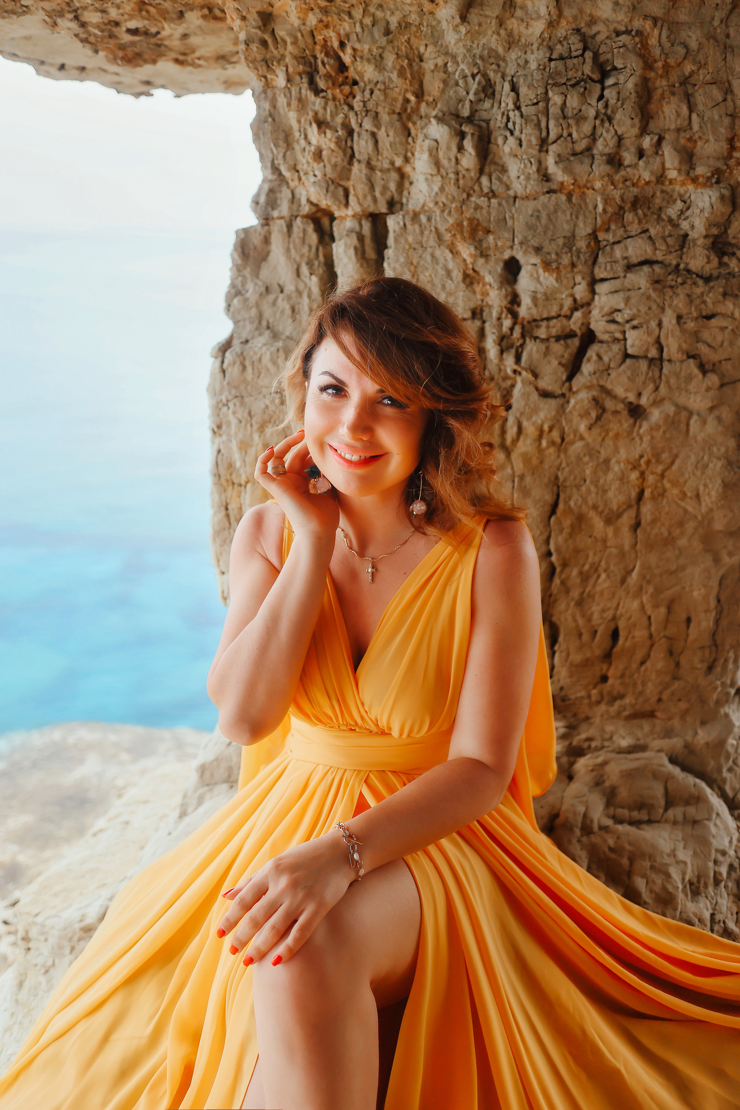 Фотосессия на Кипре в летящем платье. Март, 2023. Kipriotka. Ваш фотограф на Кипре (Айя-Напа, Протарас)