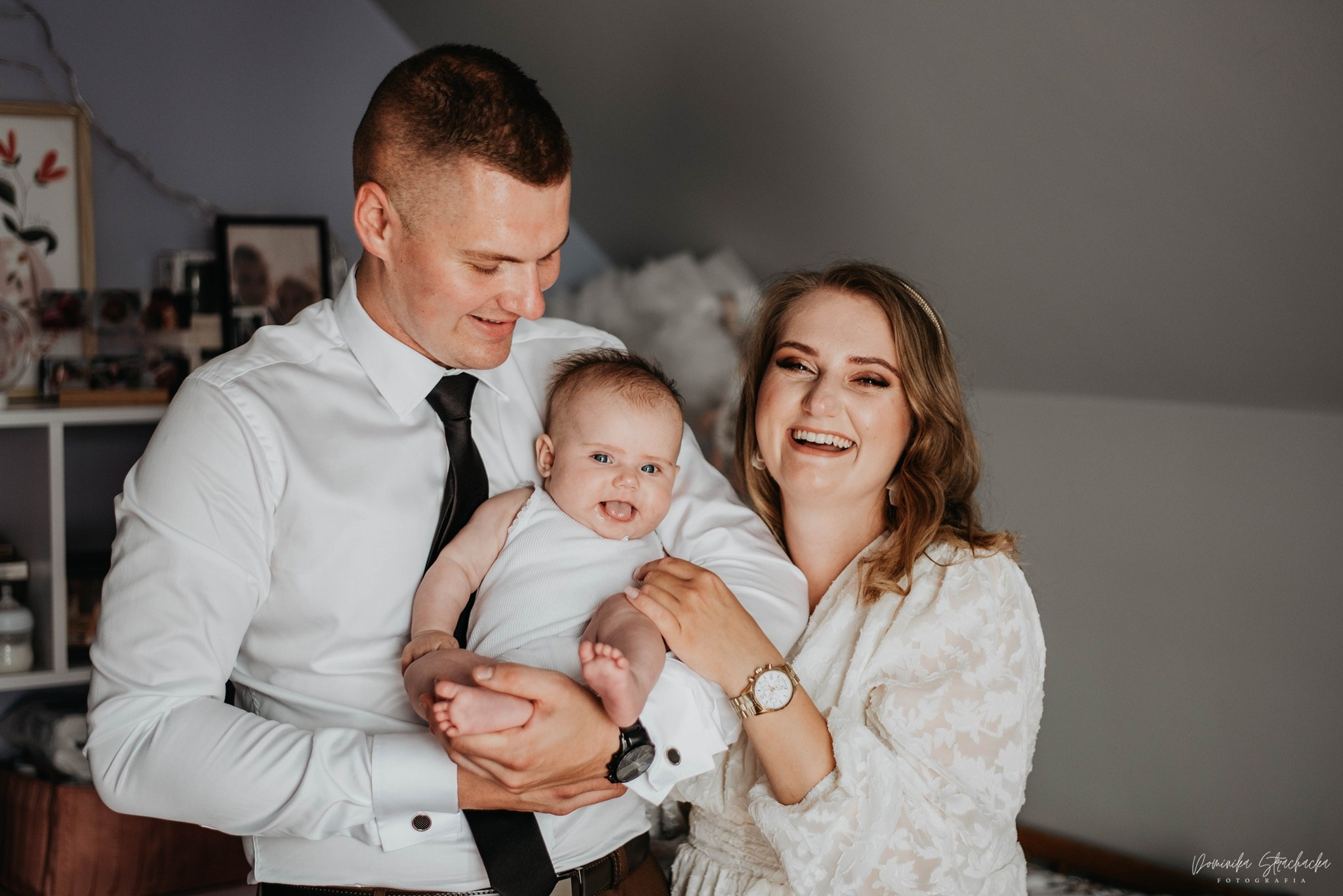 Chrzest Święty Alicji. Dominika Strachacka Fotografia | Fotograf ślubny i rodzinny Opole Lubelskie Lublin