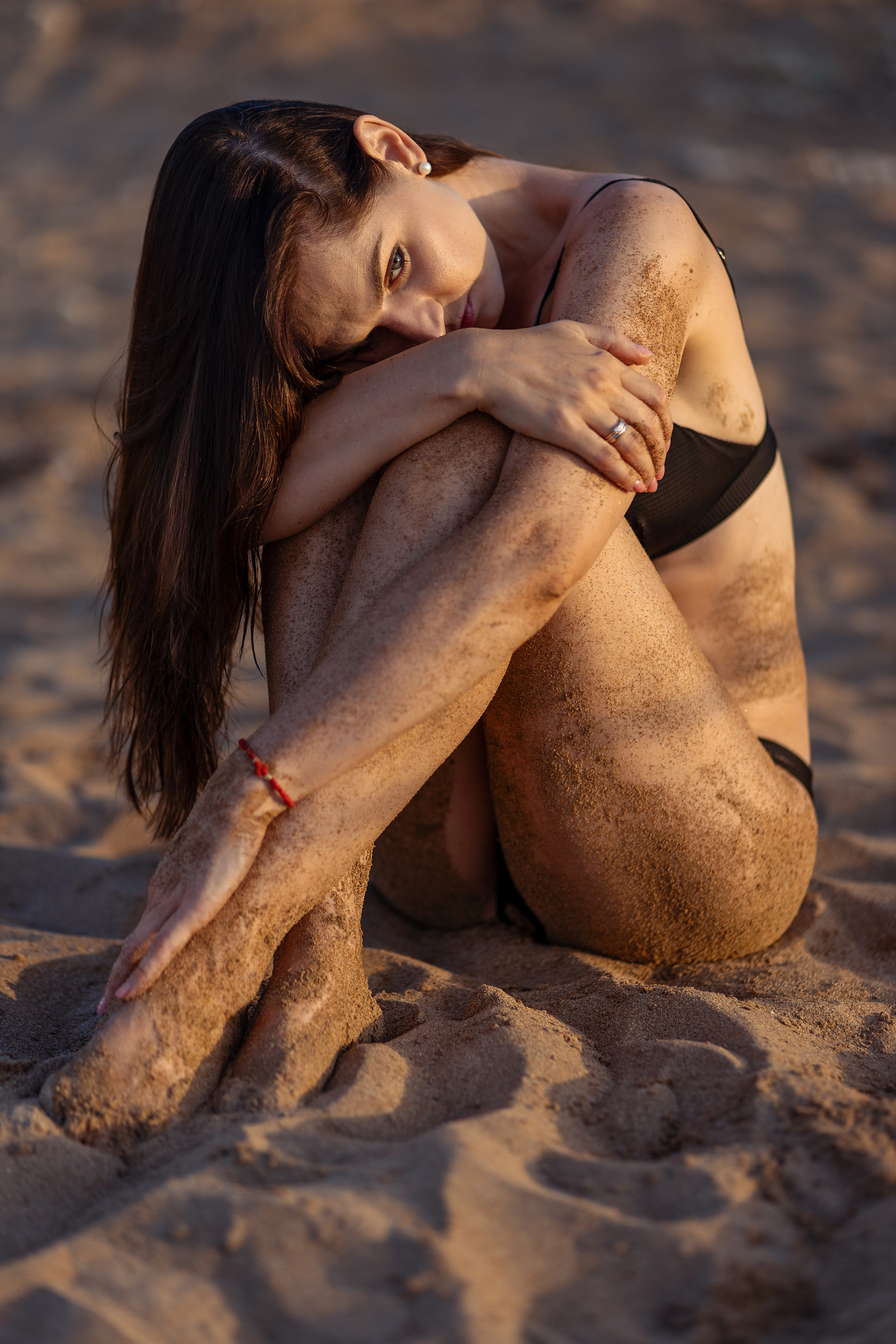 Фотограф на фотосессию на улице, портрет девушки