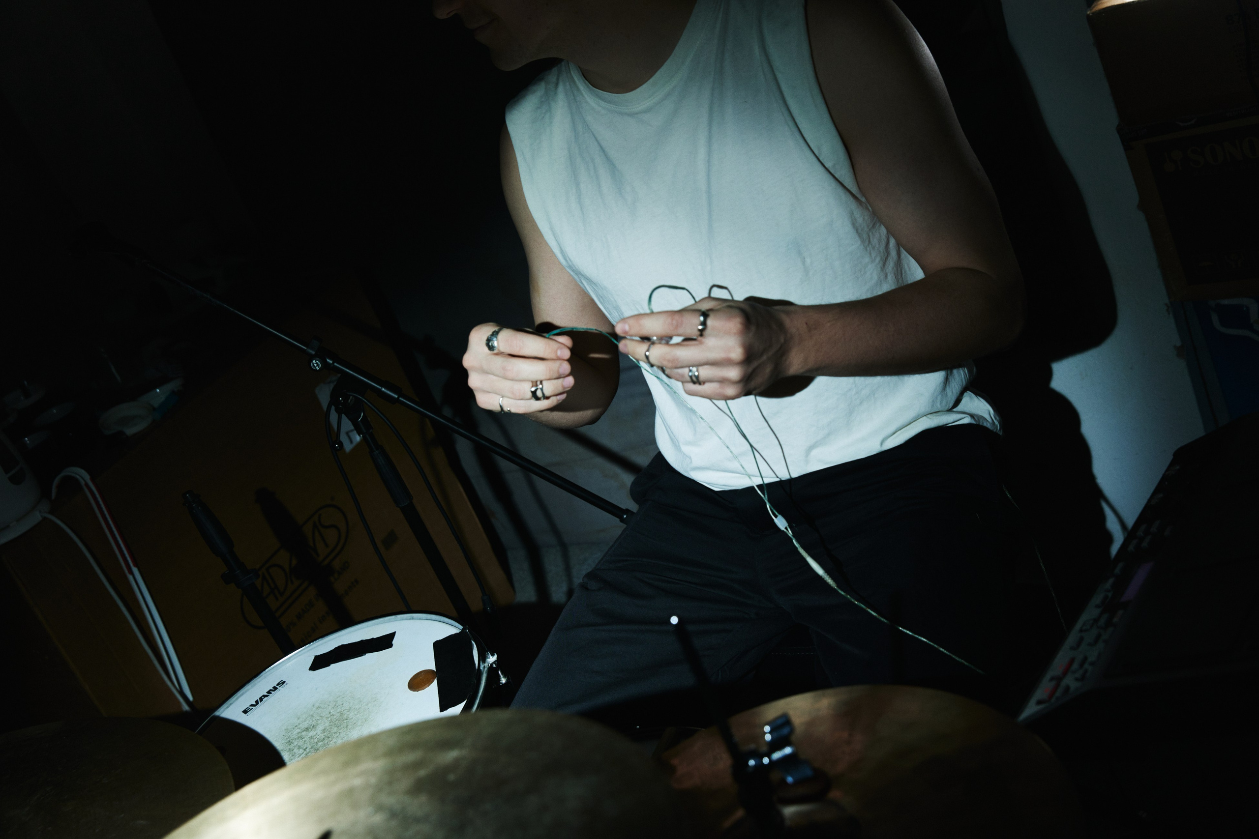 Photoshoot for a jewelry collection made by Magdalena Stastnikova. Photographer Katya Vlasova