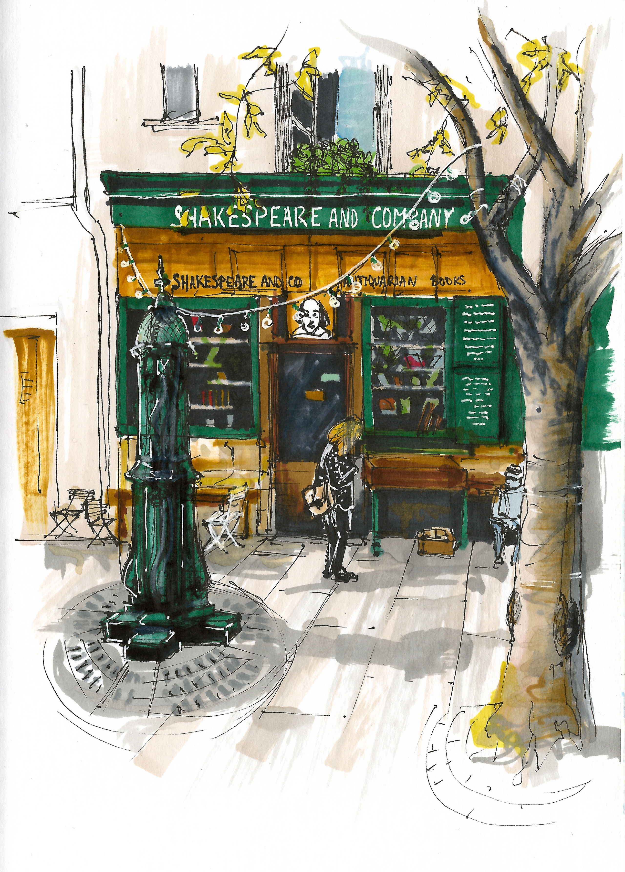 Urban views. Angelina Sorokopud. Artist in Strasbourg