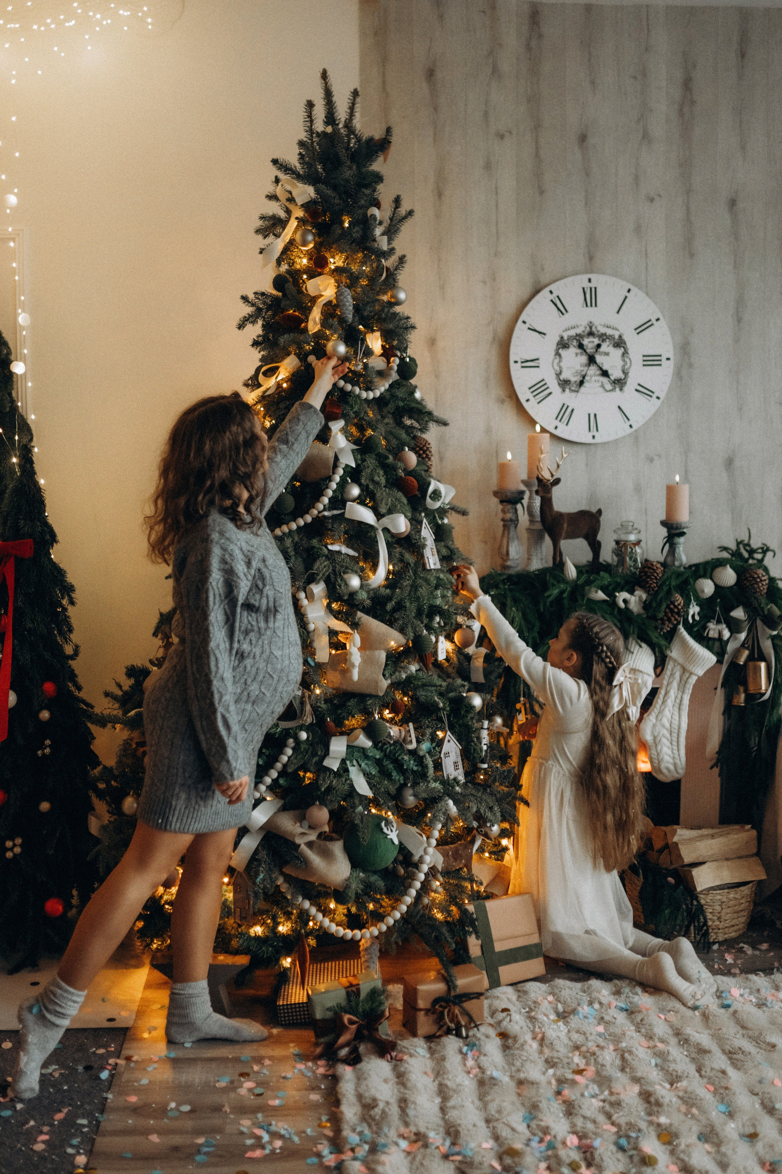 Новогодняя фотосессия в студии. Семейный фотограф Лейпциг, Германия