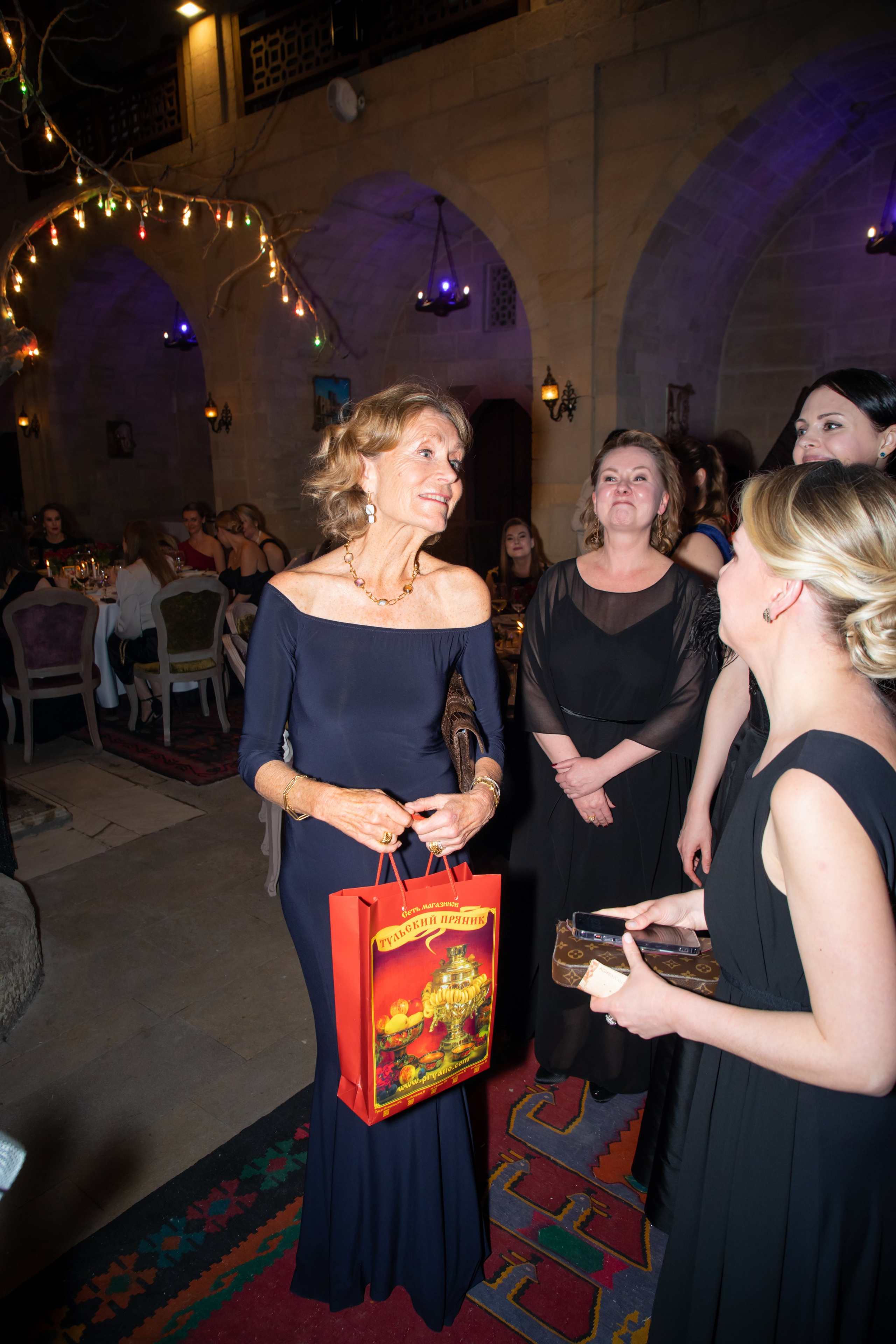 Gala-Dinner with the French Countess, the main etiquette expert Marie de Tilly. Baku Photographer