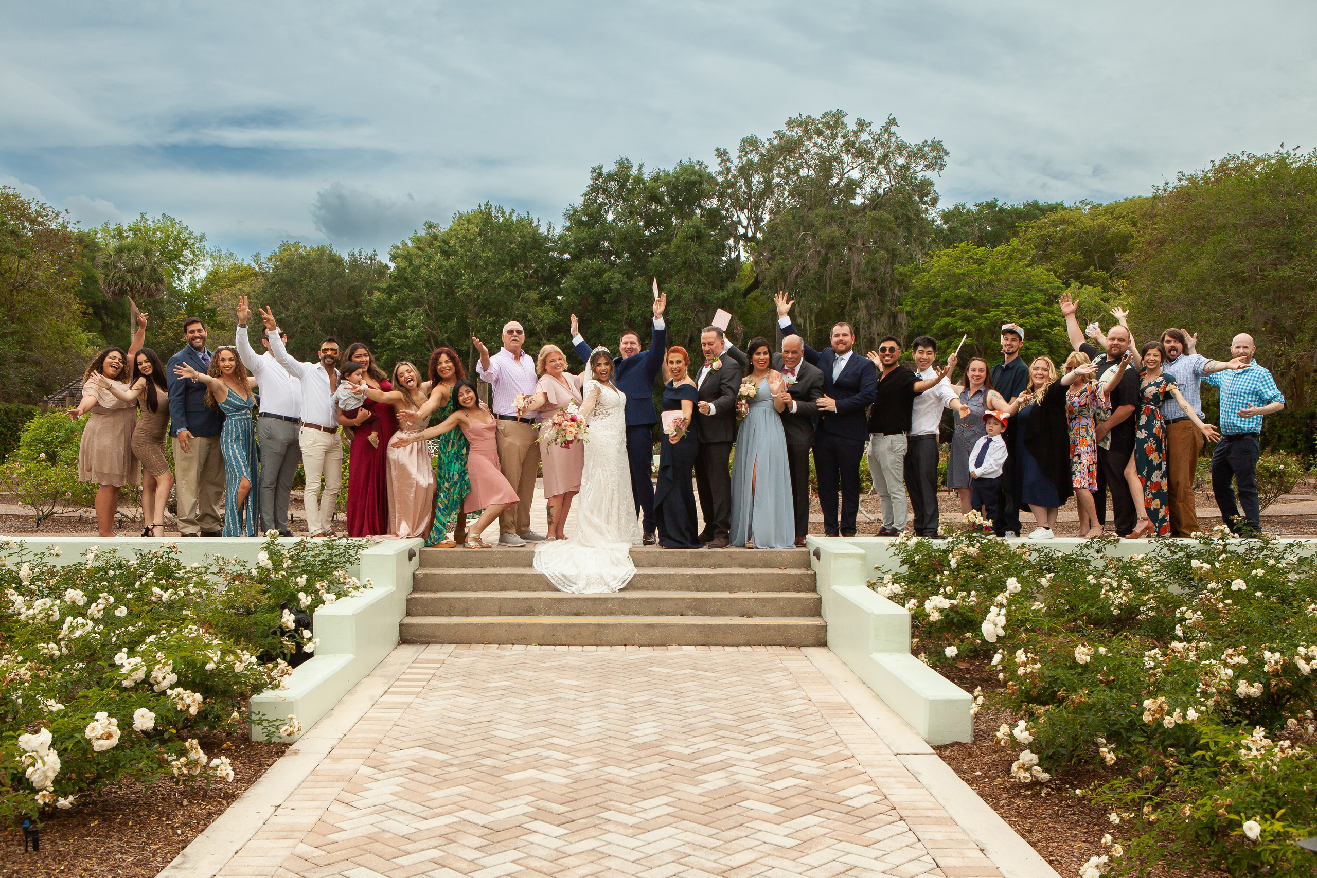 Wedding in The Lue Gardens intimate wedding photography. Lana Photography — Wedding & Family Photographer in Florida & Beyond