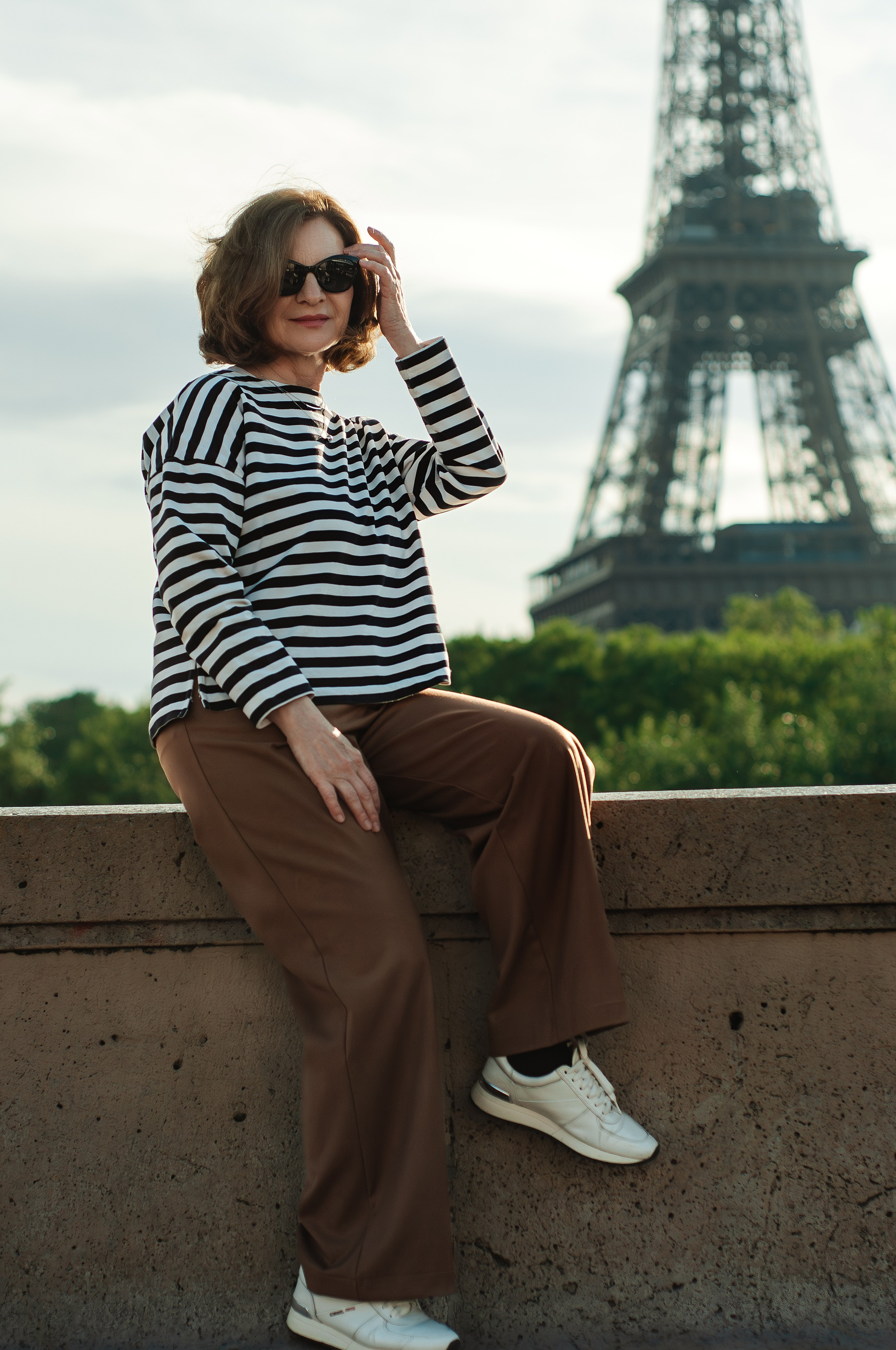 Фотосессия подруг на мосту Бир-Акейм. Фотограф в Париже Полина Осипова