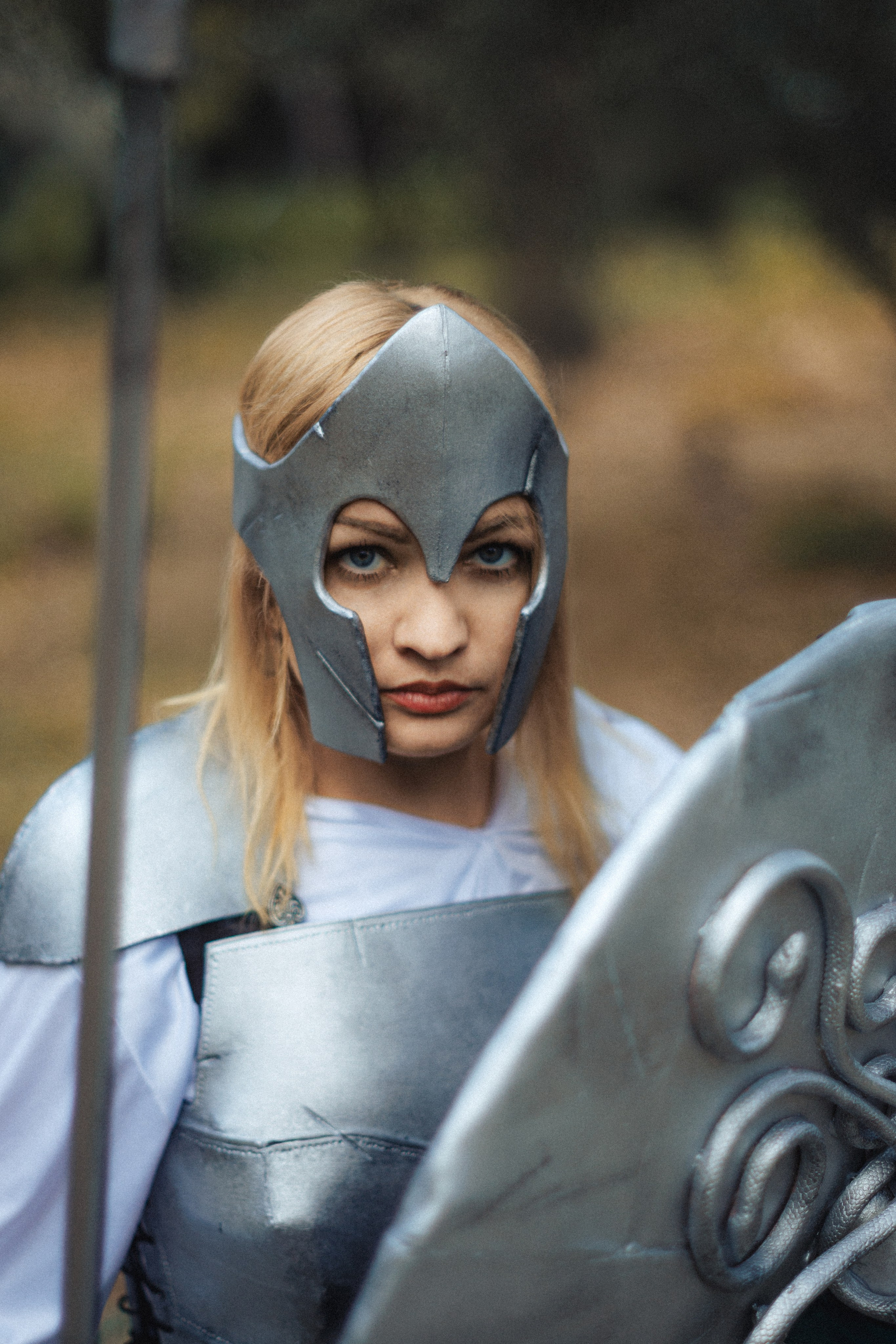Ilona as Athena. Photographer in Greece Kristina