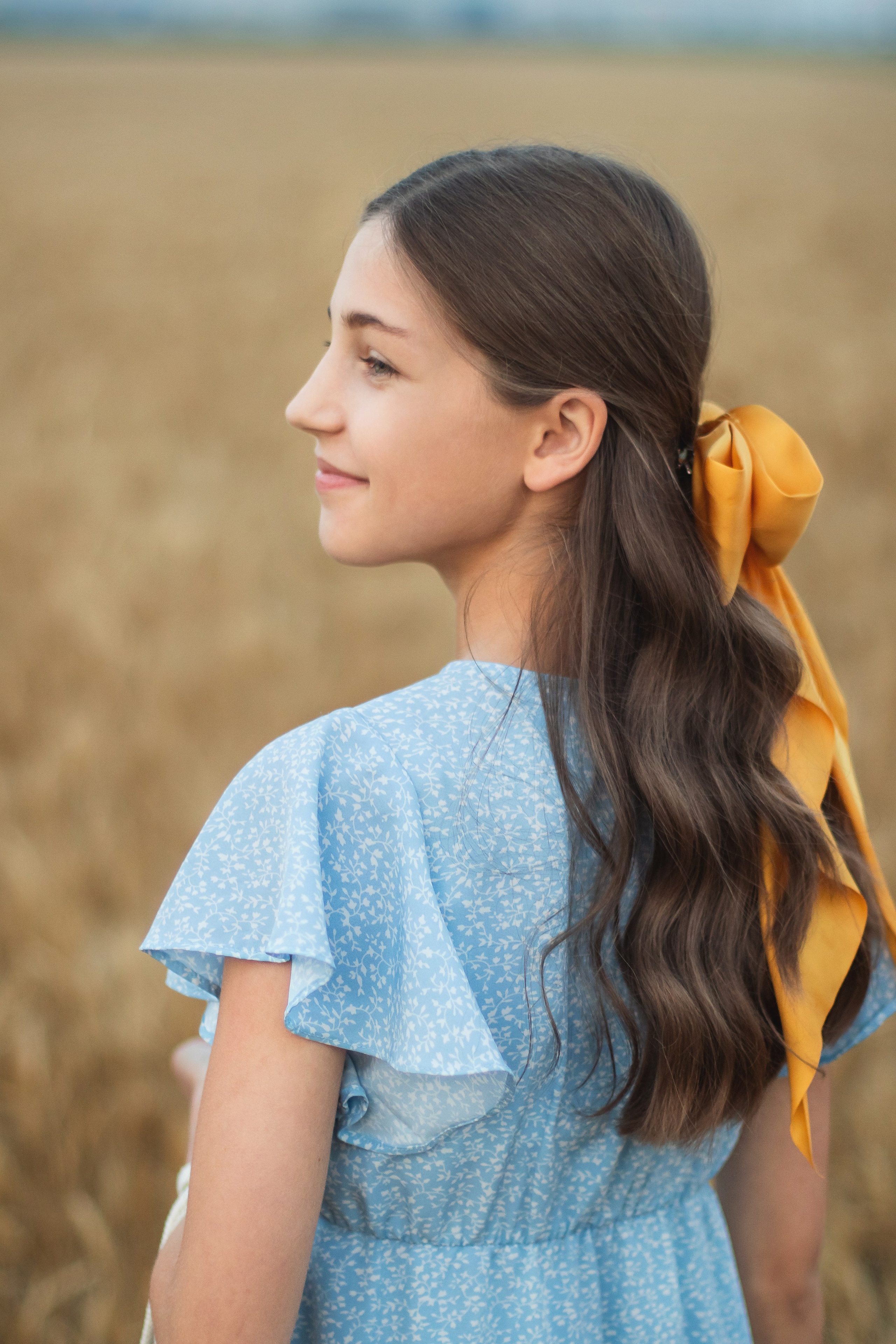 In the Wheat. Photographer Yana Galetskaya in Grand Prairie