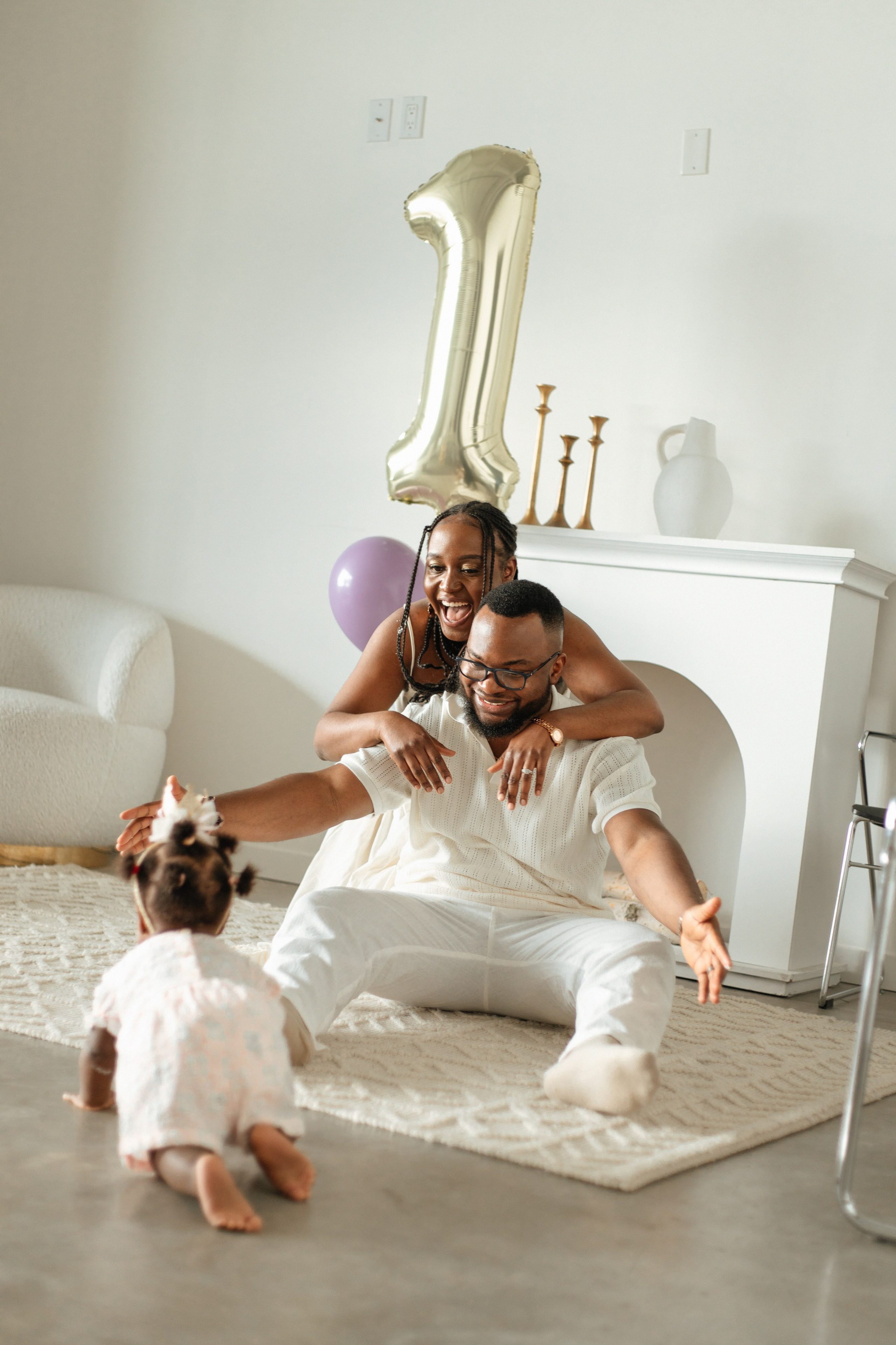 Michaela’s 1st birthday. Home