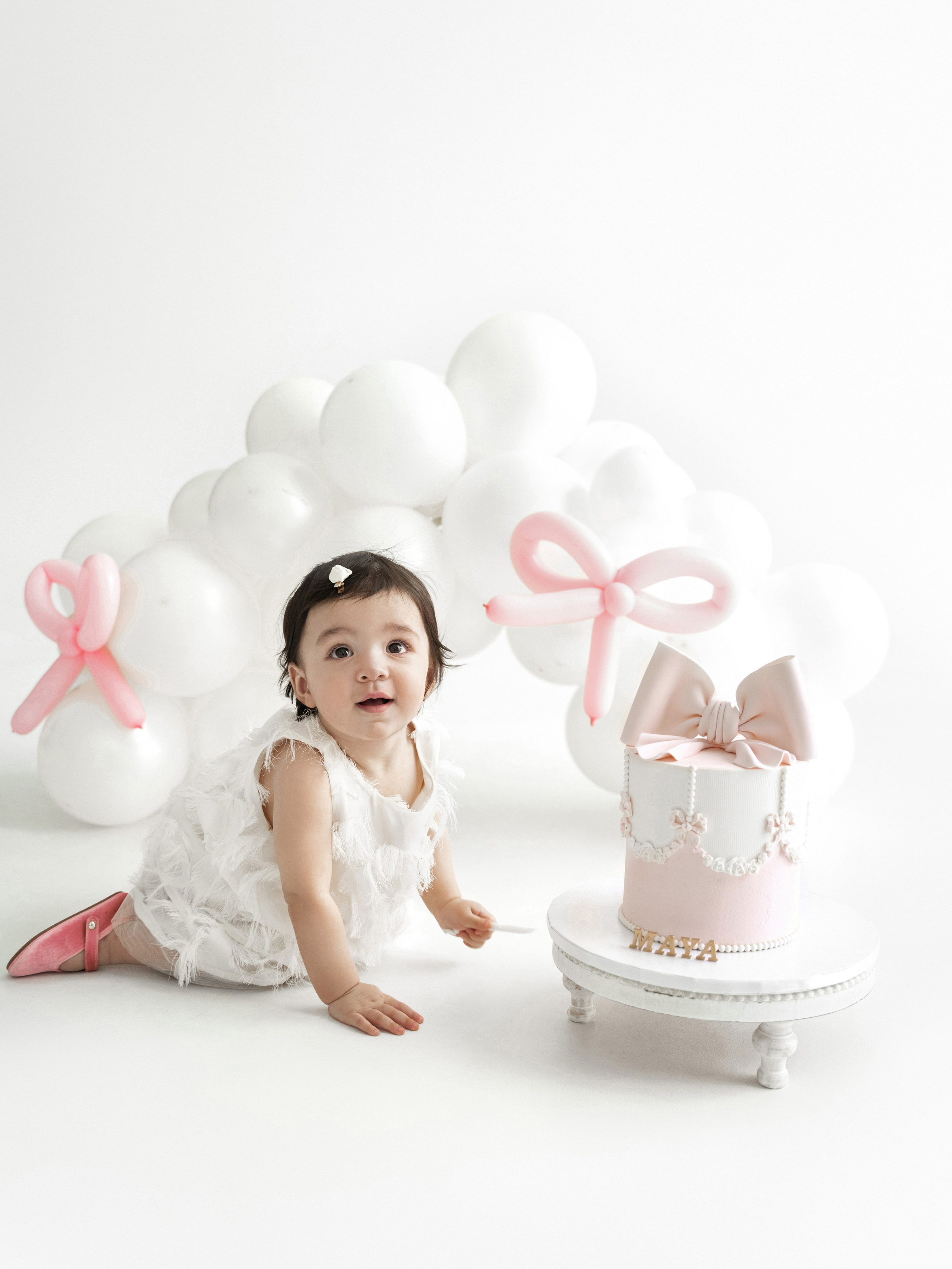 First birthday photoshoot Eva