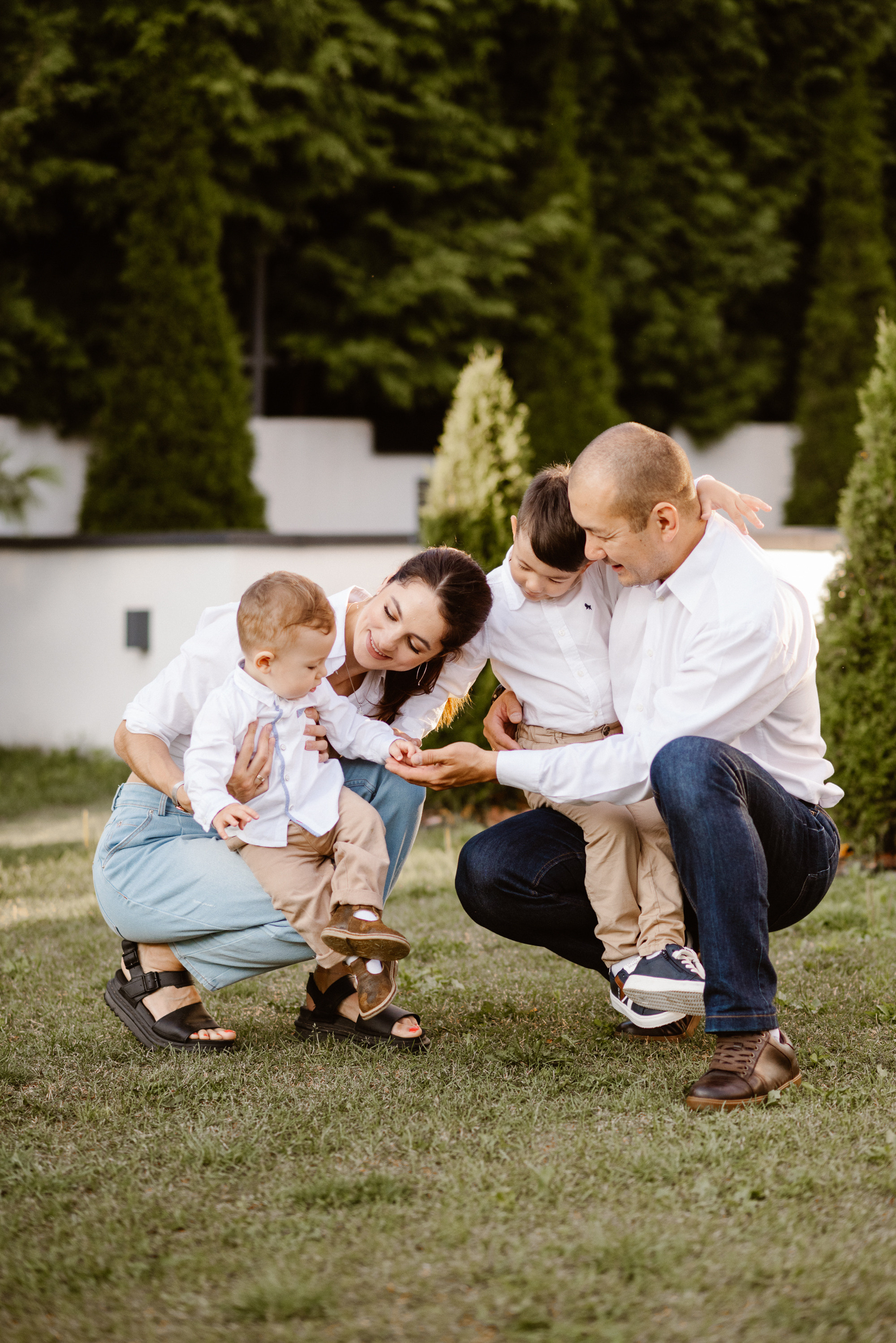 Kristina, Rodzisław, Andrzej i Mikołaj. Wedding photographer Warsaw and Europe