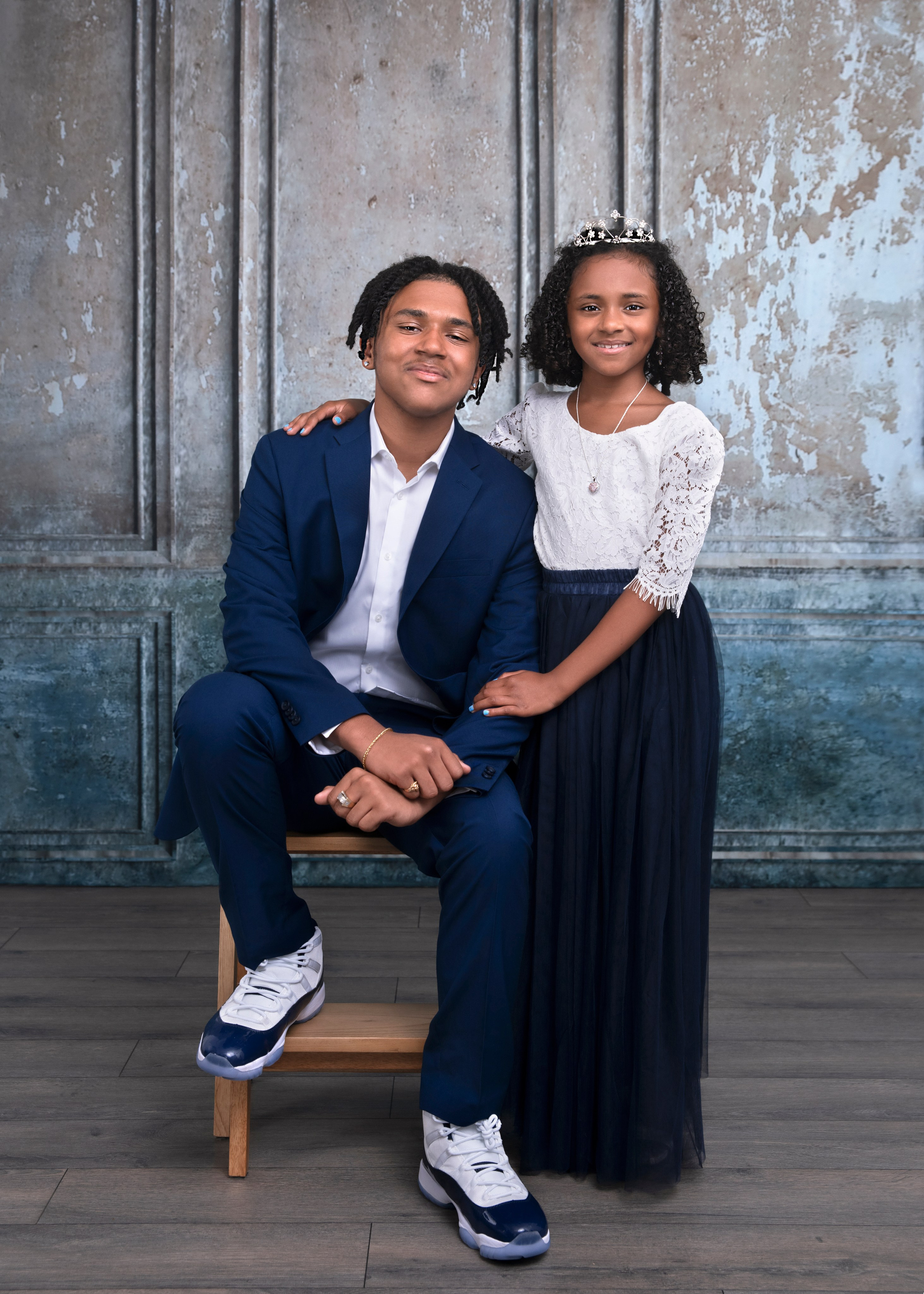 Family session in studio. Portrait, kids and family photographer in Wesley Chapel Alina Alice Osipova