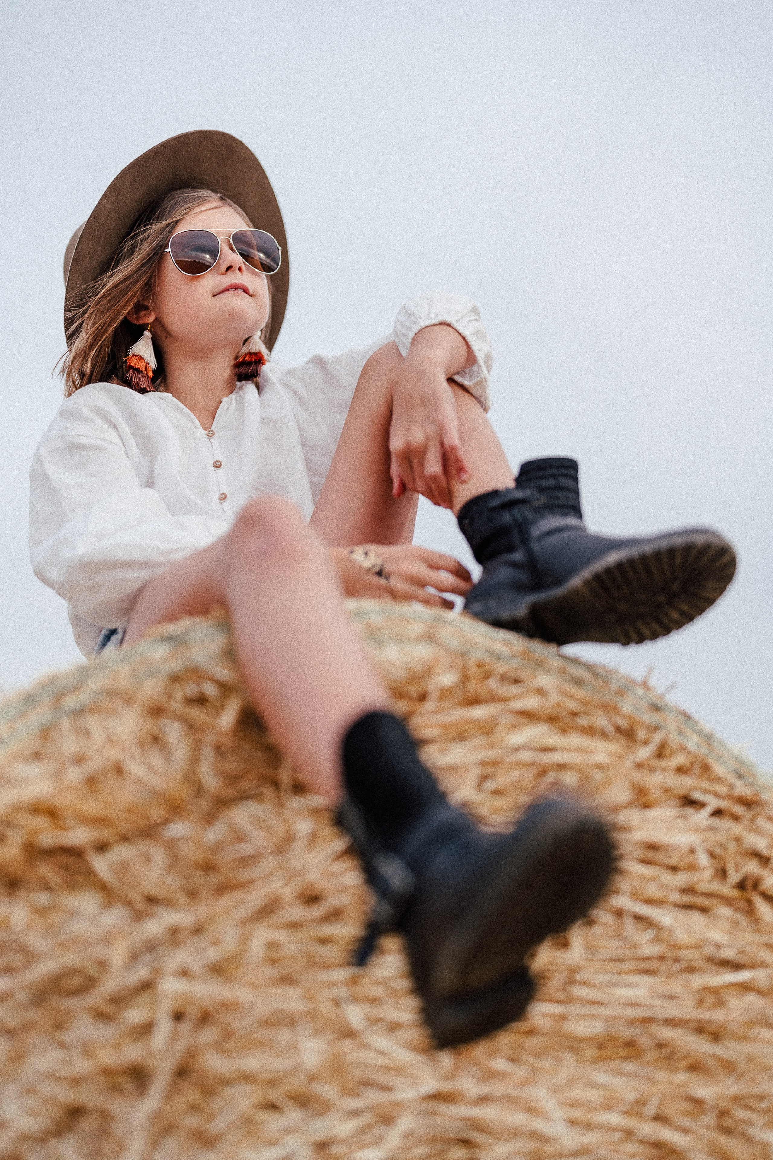 Cowgirl mood. Familien, Portrait und Konzeptualfotografie in Genf, Schweiz