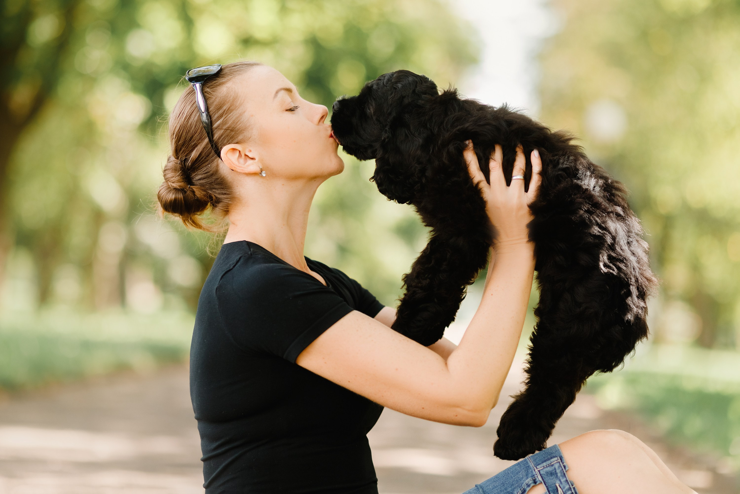 Summer photo day for dog handler. Kaja | fotograf we Wrocławiu | ludzie i psy
