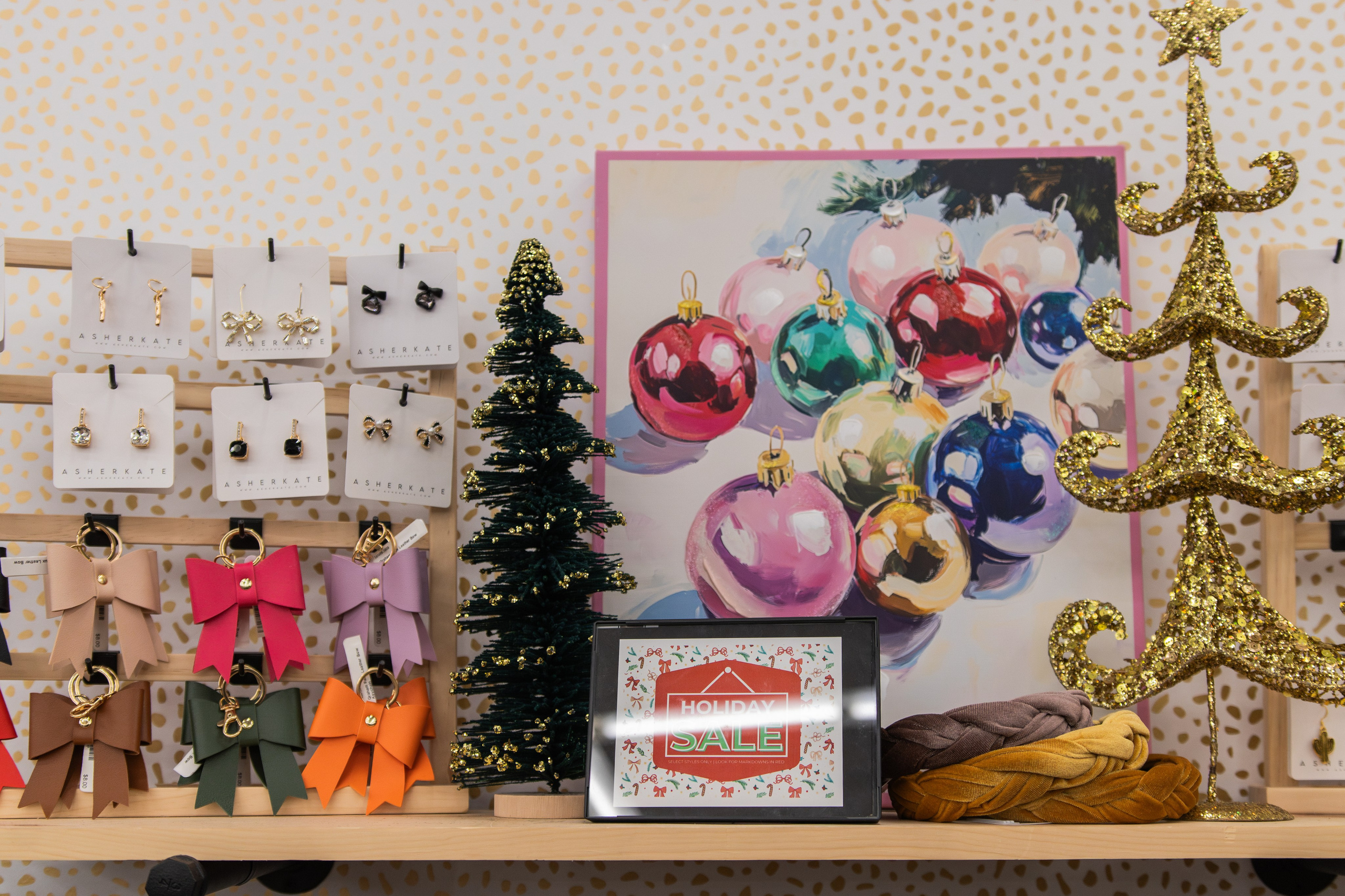 Painted Tree Boutiques Round Rock winter retail photoshoot collection